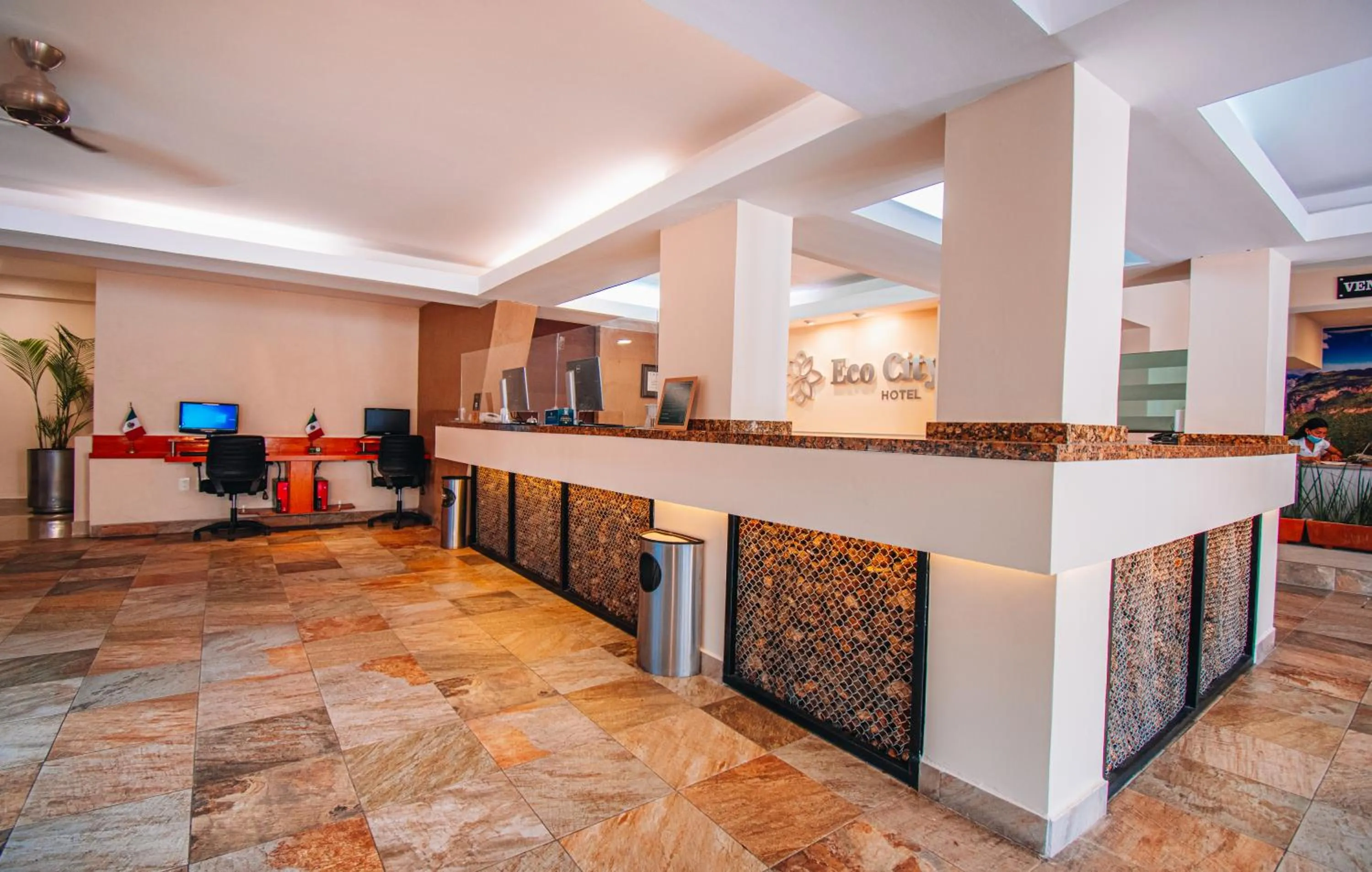 Lobby or reception in Eco City Hoteles