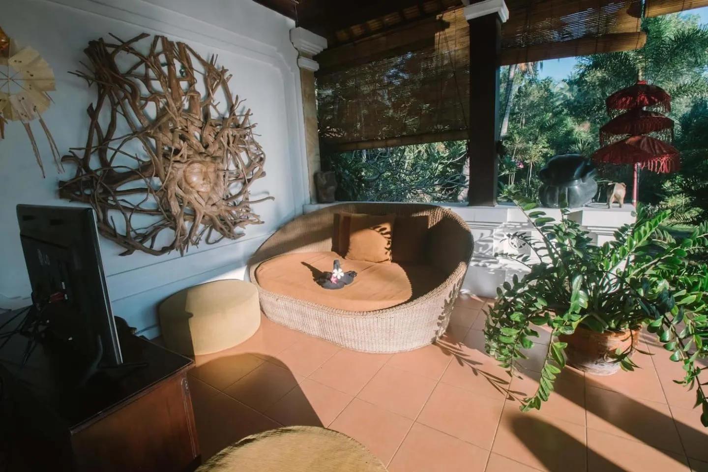 Patio in Bali North Beach B&B