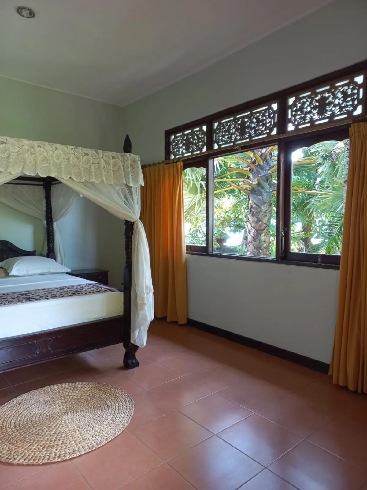 View (from property/room), Bed in Bali North Beach B&B