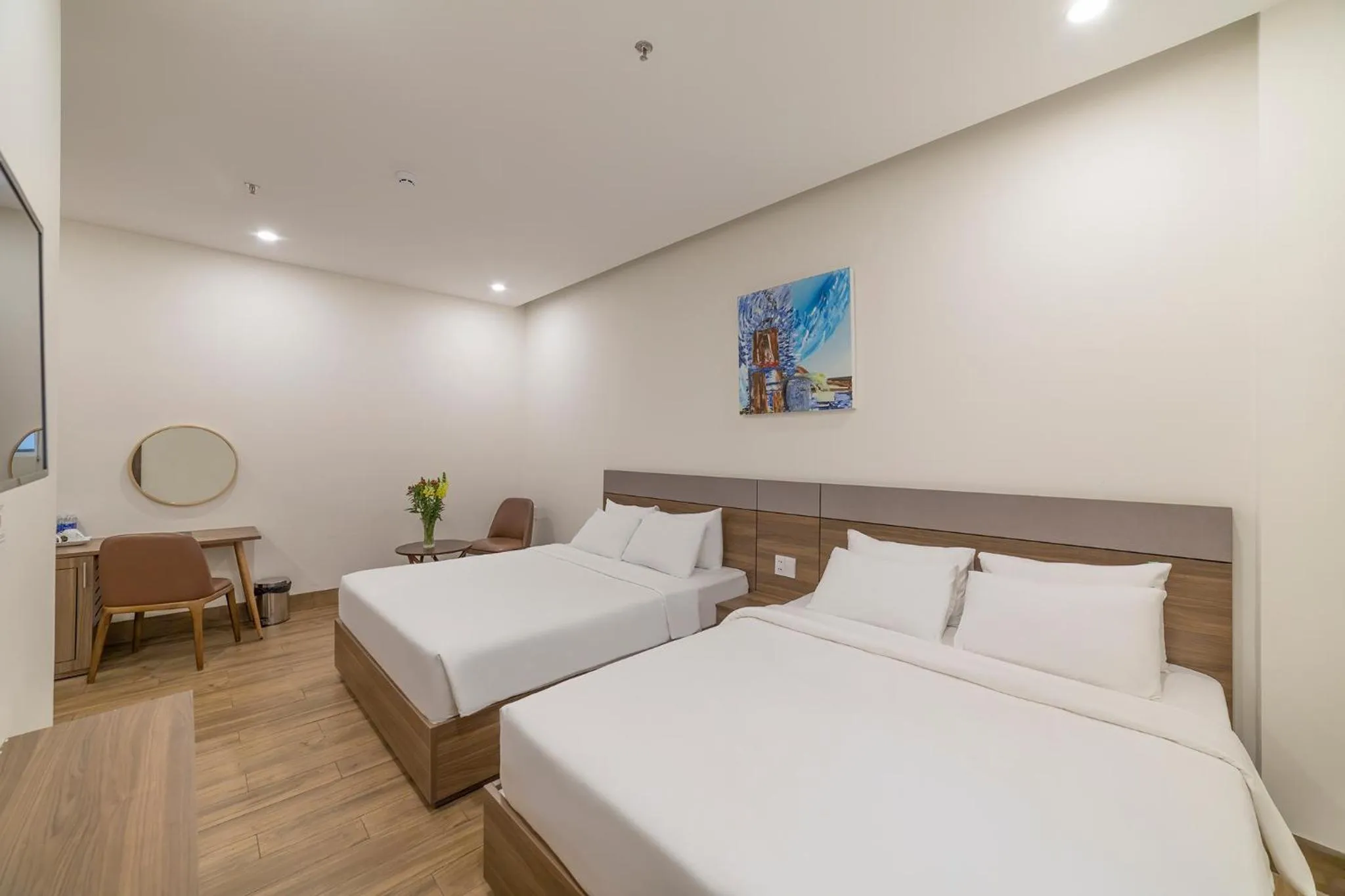 Bed in TALA Dalat Hotel