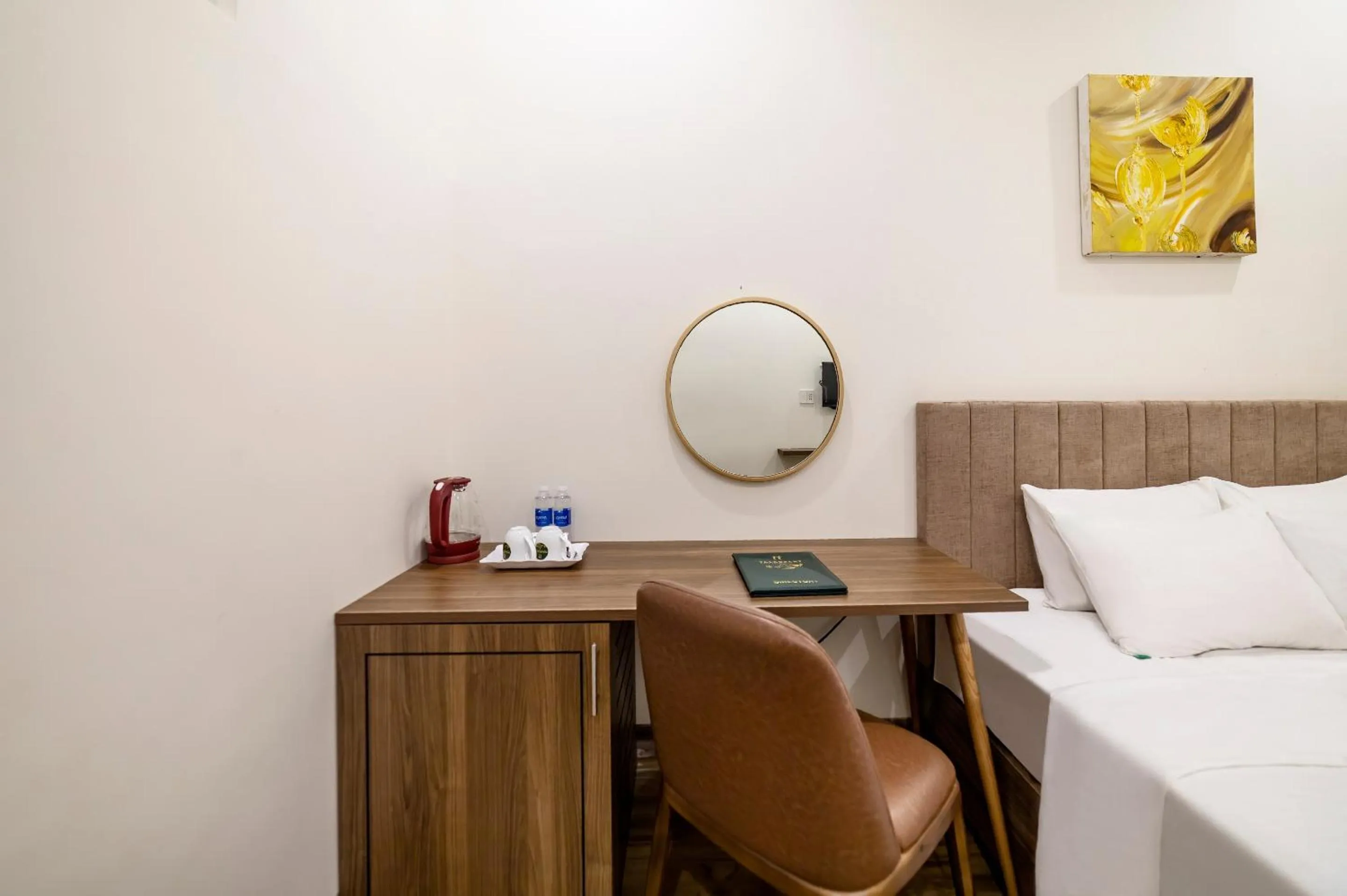 Seating area, Bed in TALA Dalat Hotel