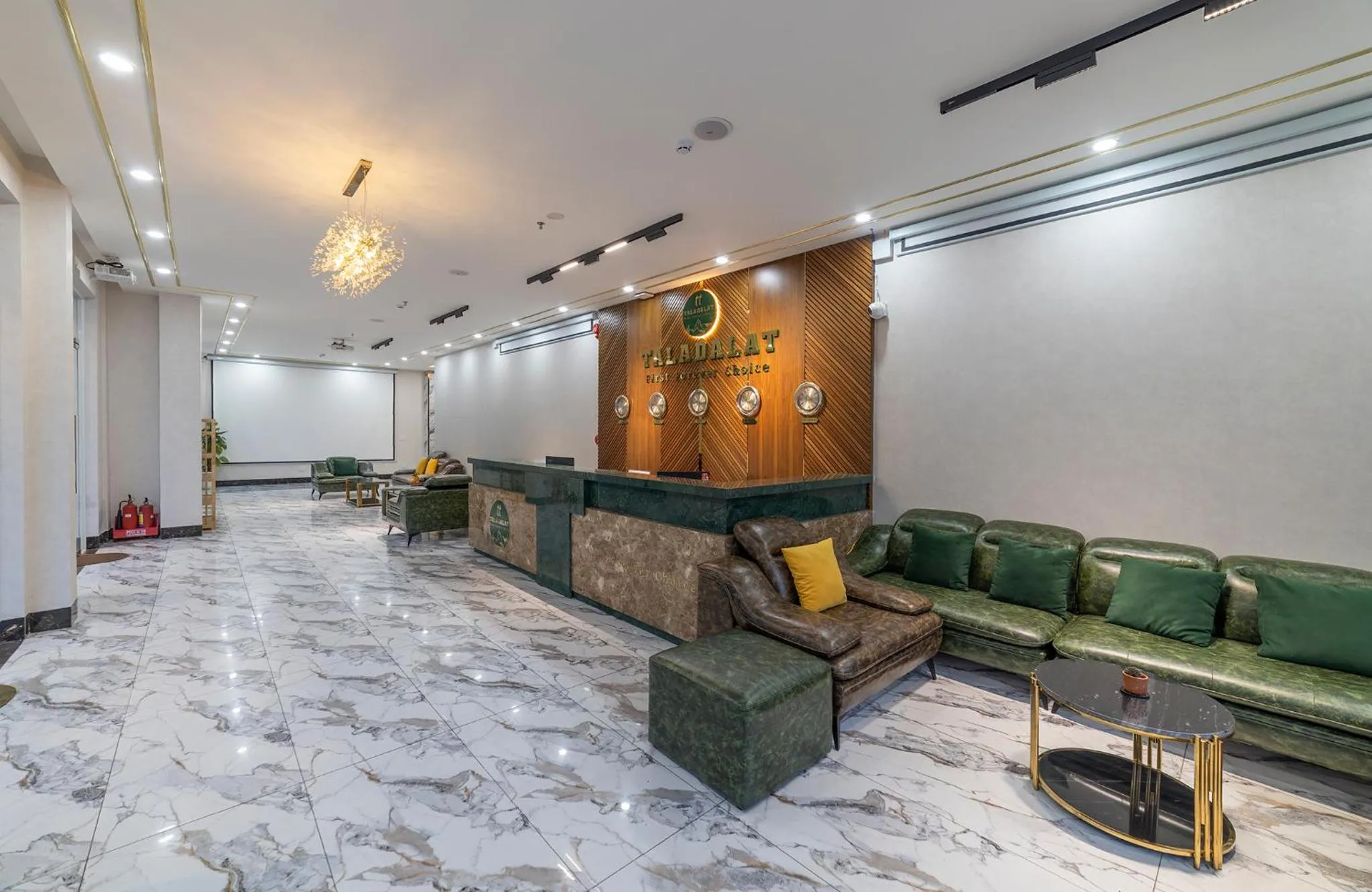 Living room in TALA Dalat Hotel