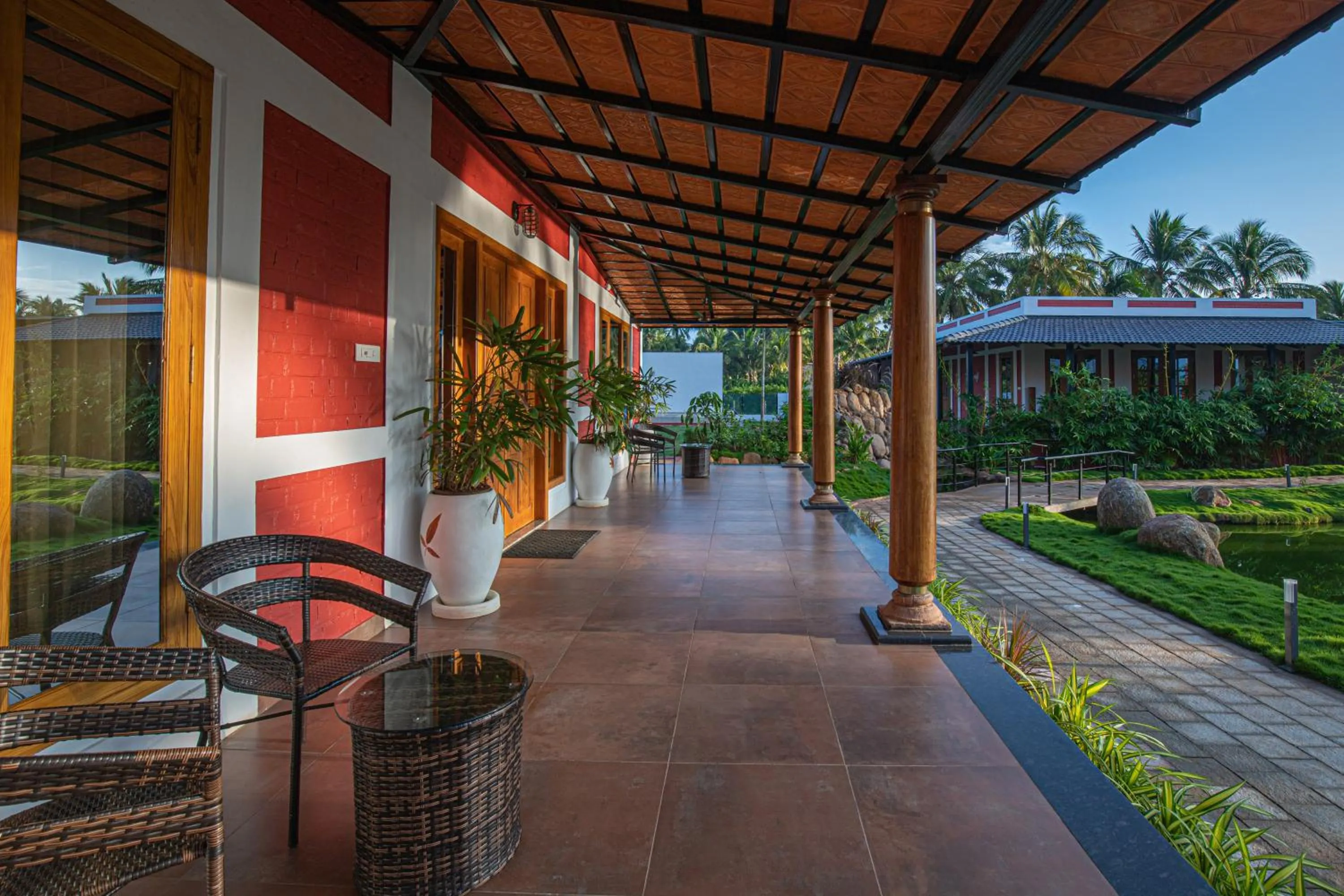 Patio in The Croft Resort - Premium Farm Stay