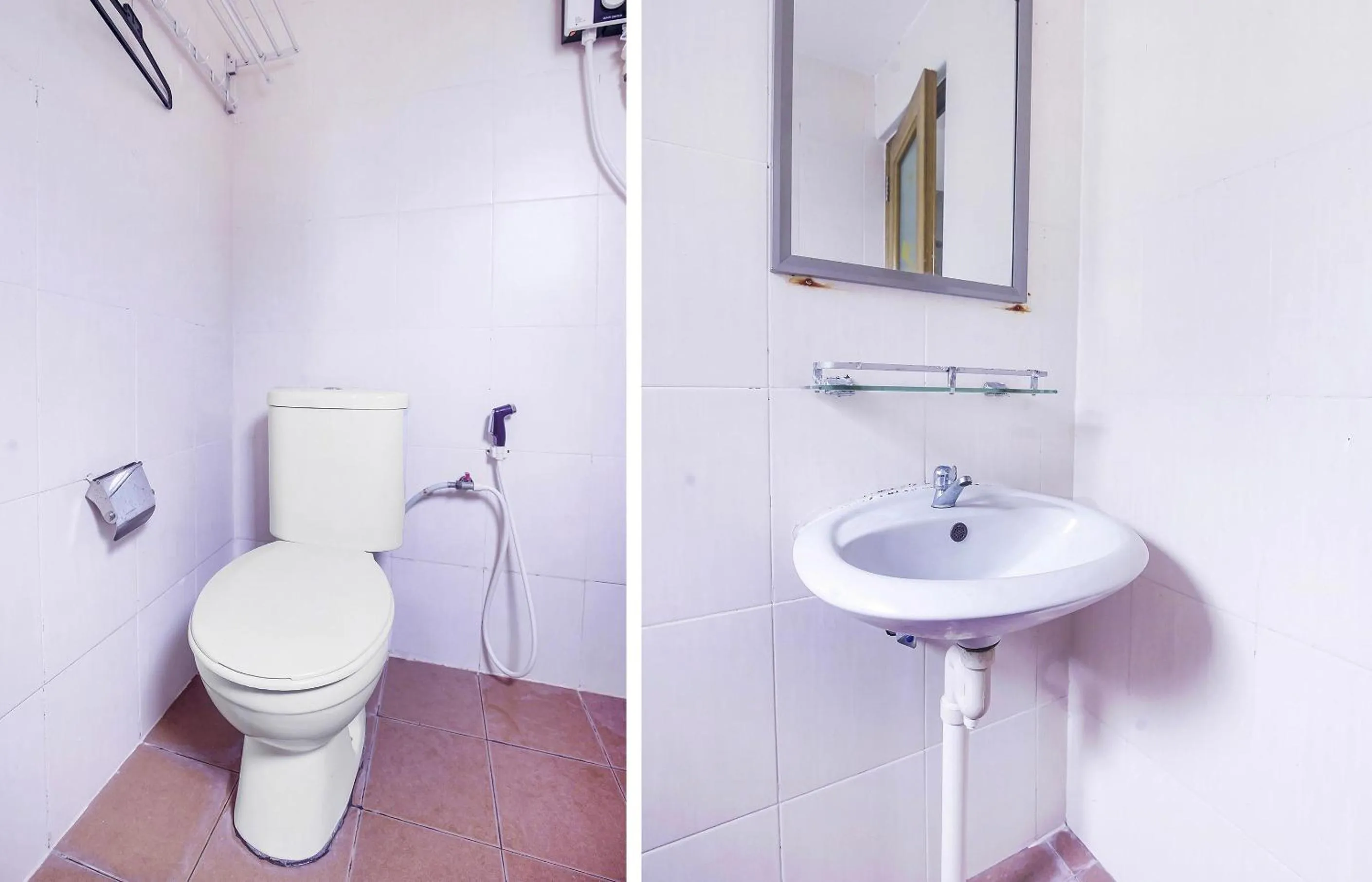 Bathroom in Hotel O Night Queen salak Tinggi