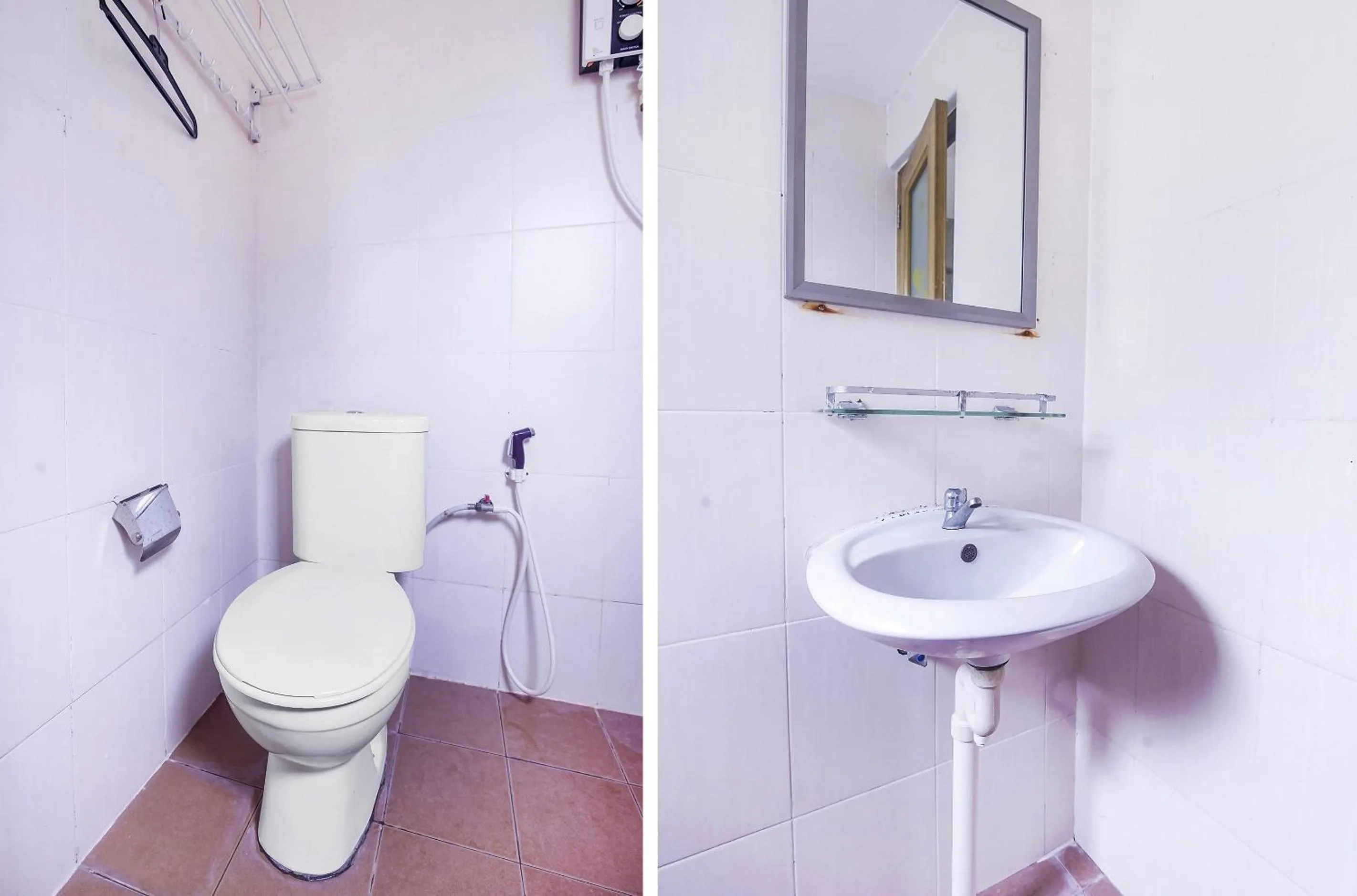 Bathroom in Hotel O Night Queen salak Tinggi