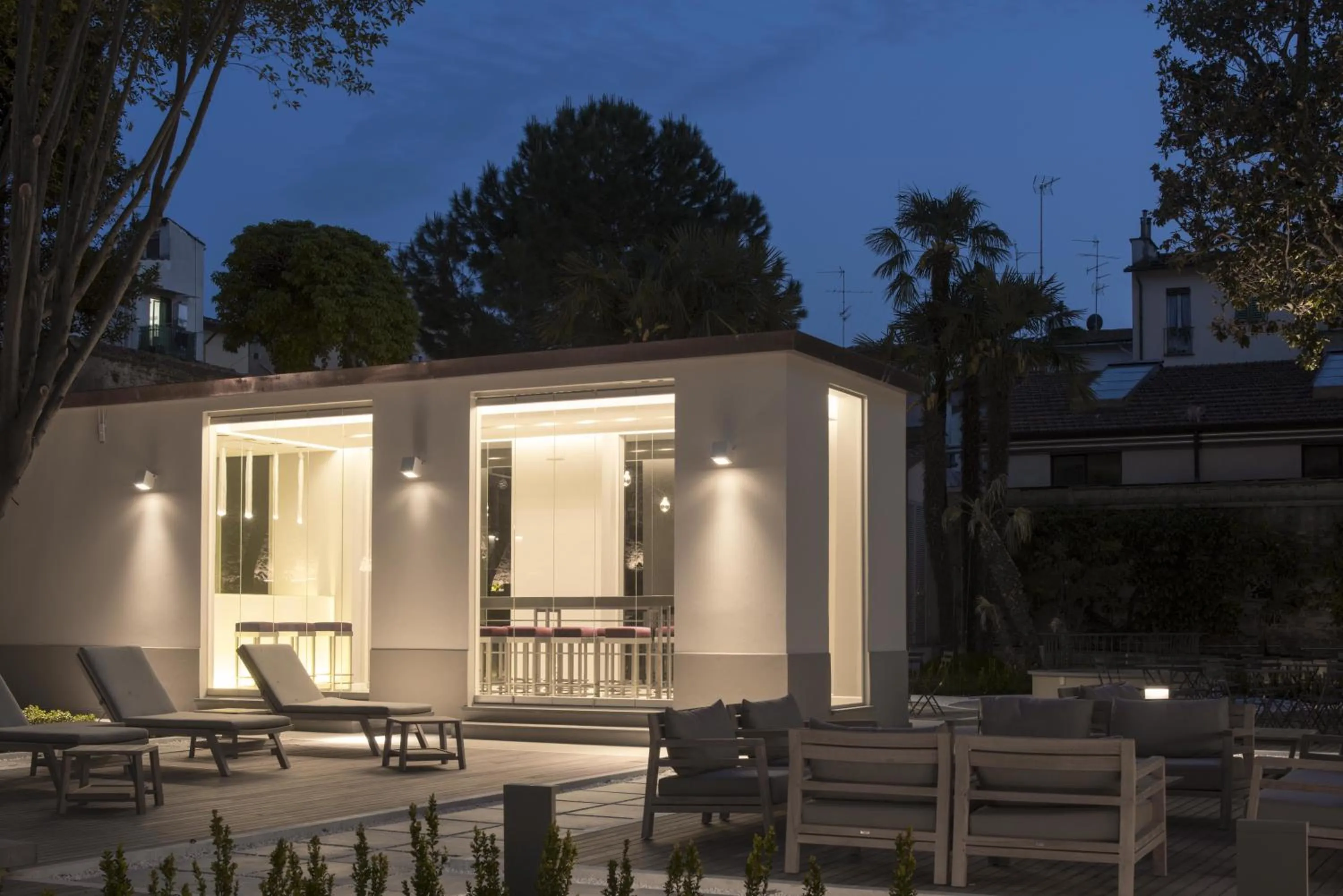 Patio in Palazzo Castri 1874 Spa & Garden