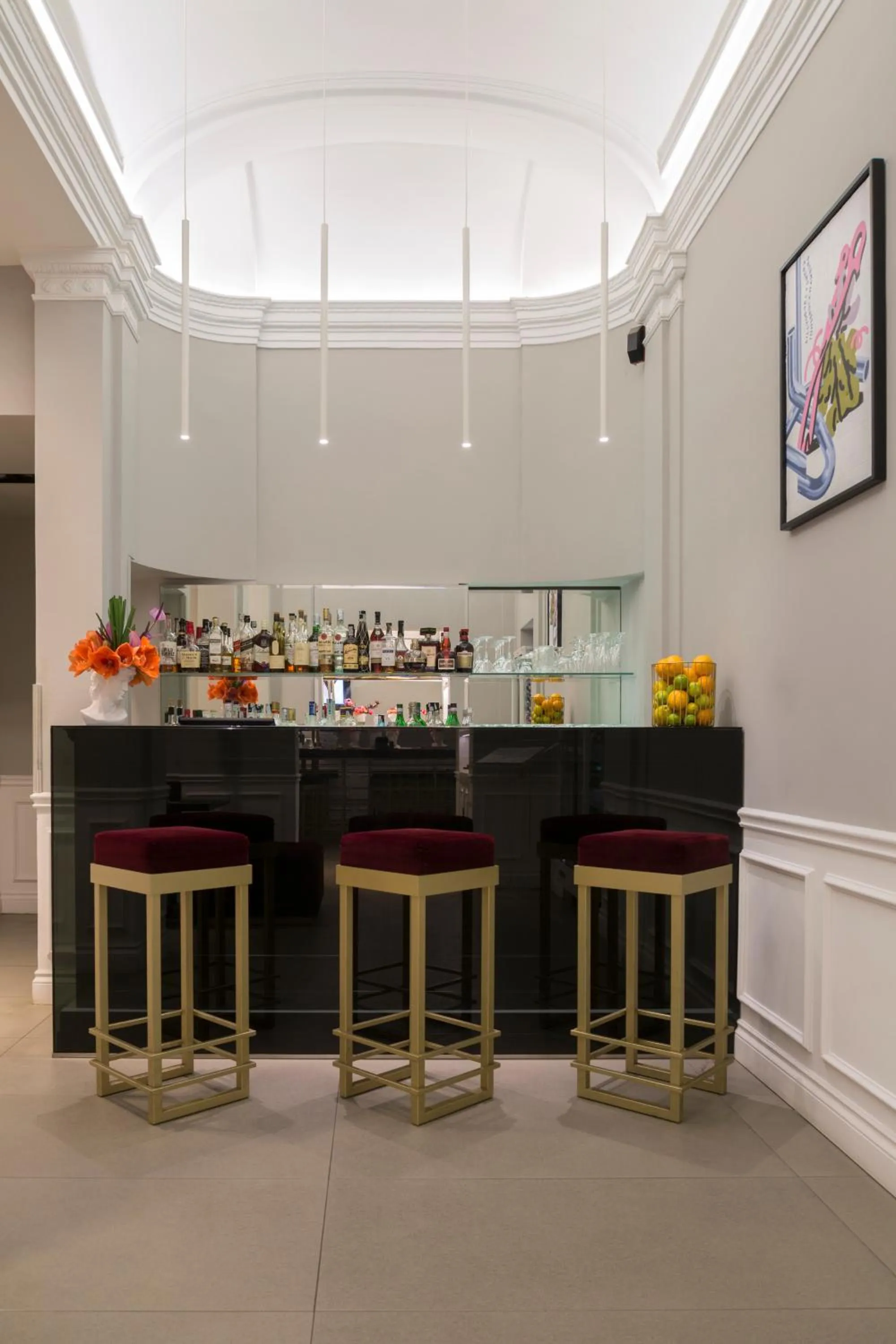 Lounge or bar in Palazzo Castri 1874 Spa & Garden