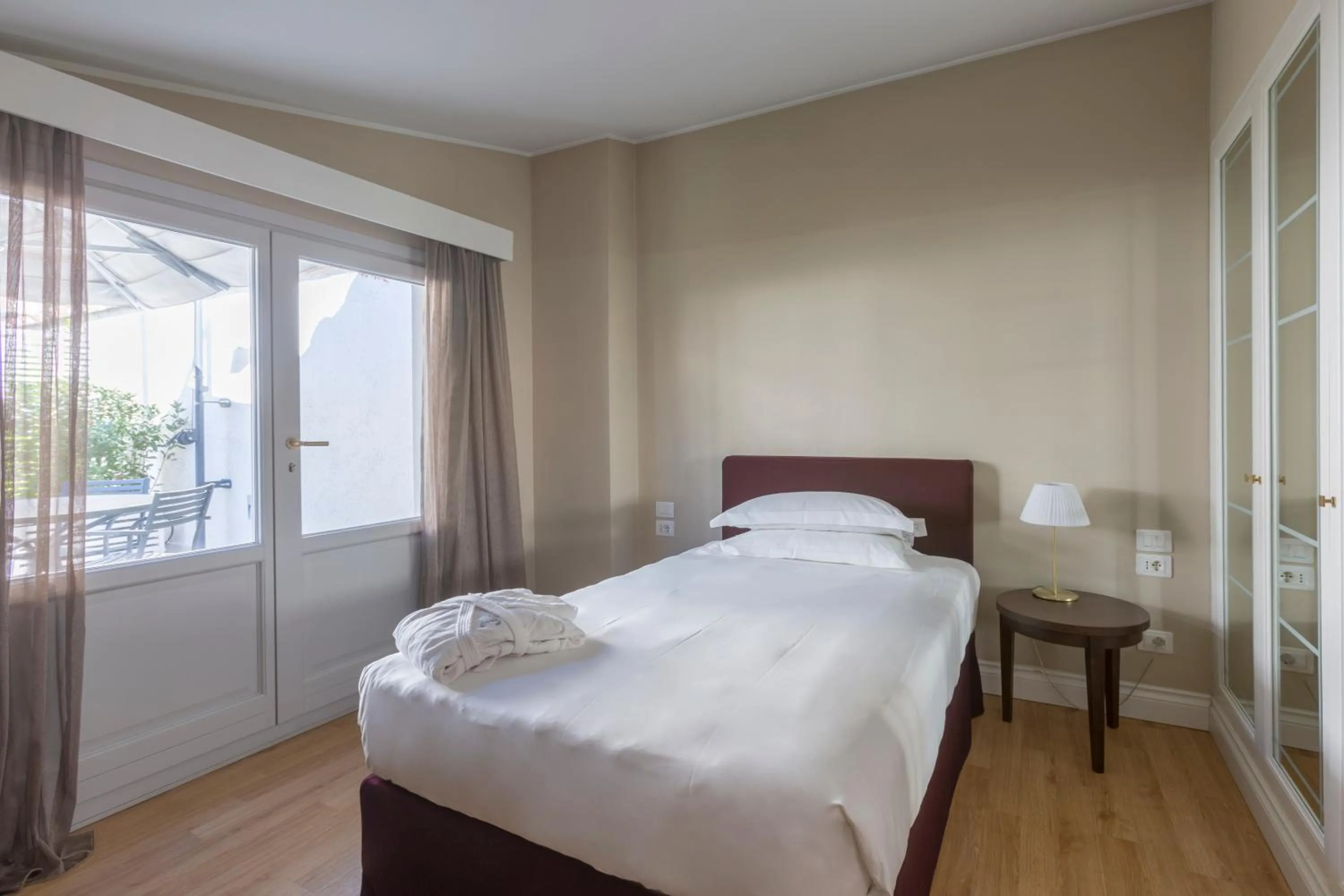 Bed in Palazzo Castri 1874 Spa & Garden