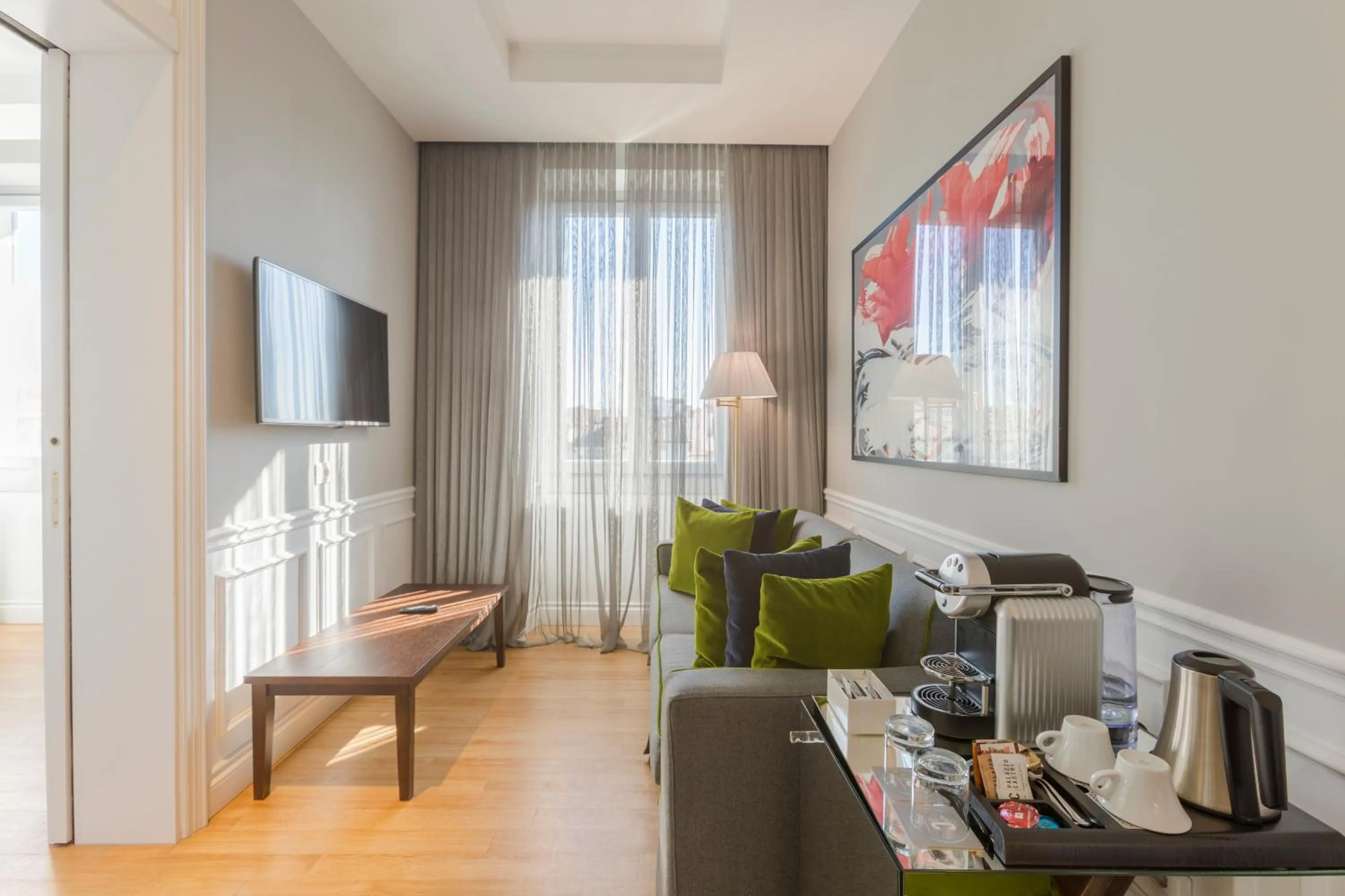 Seating area in Palazzo Castri 1874 Spa & Garden