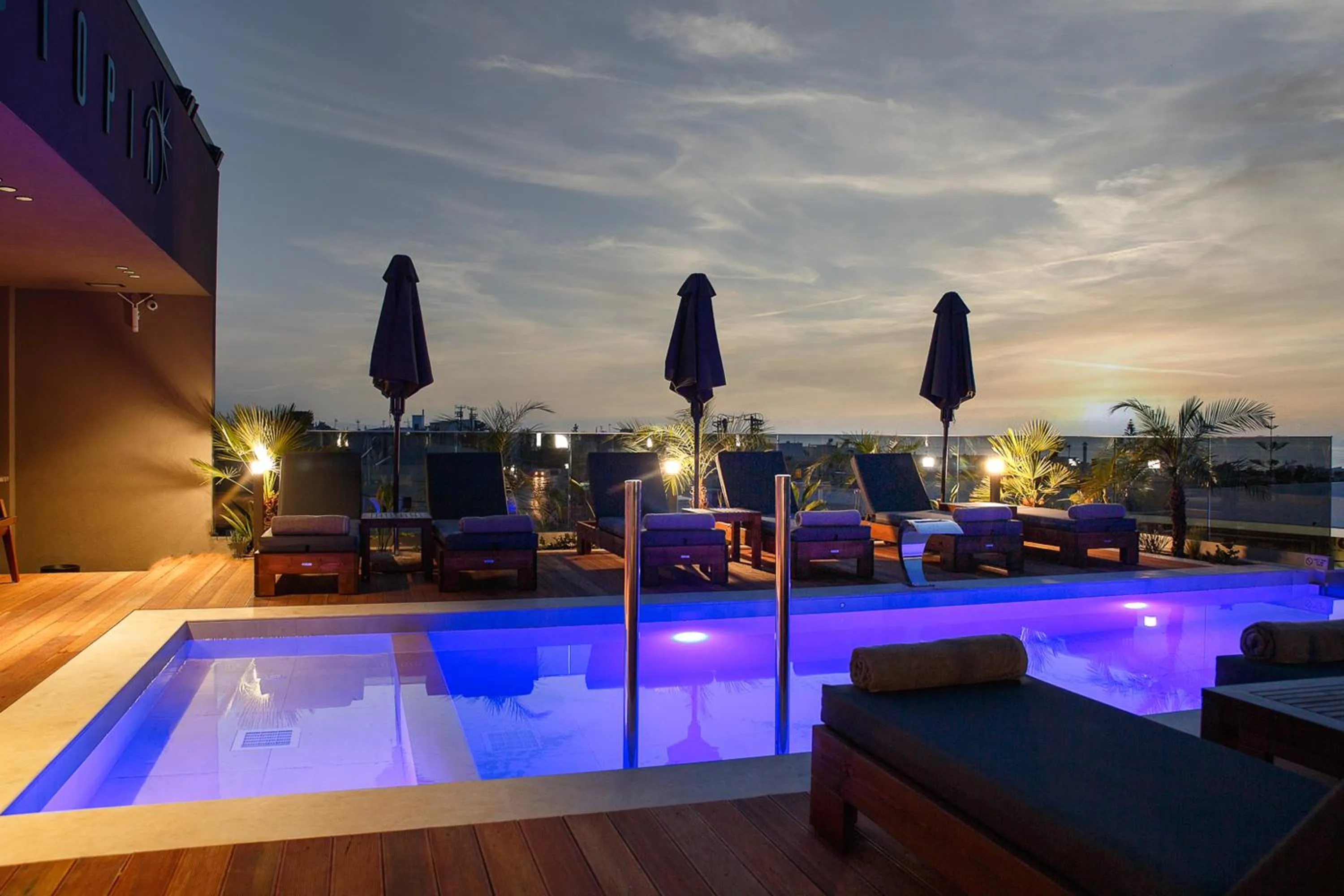 Pool view in Utopia Luxury Suites