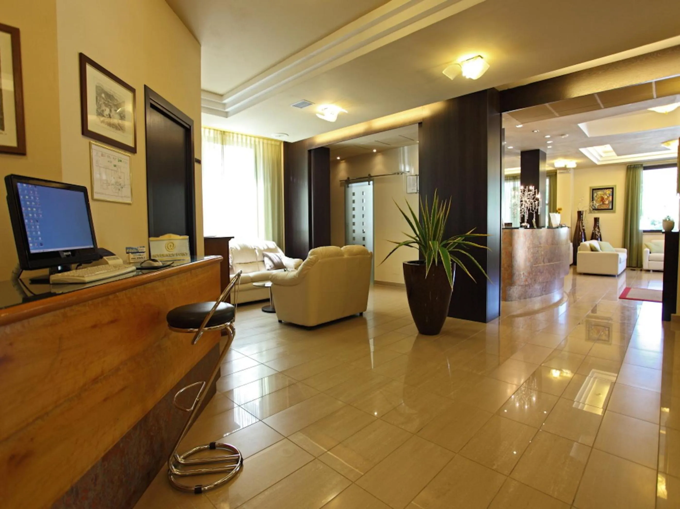 Lobby or reception in Euro Hotel