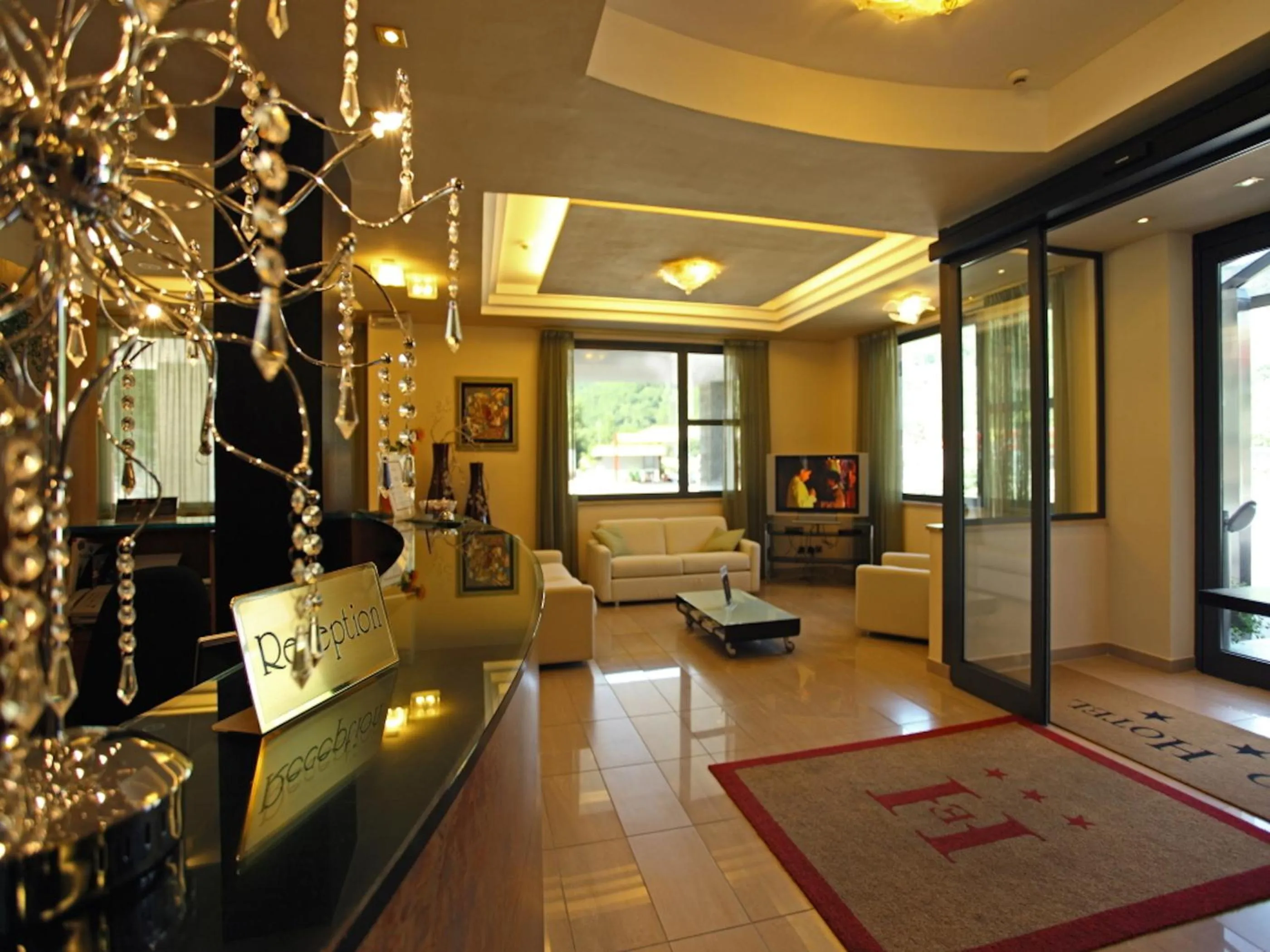 Lobby or reception in Euro Hotel