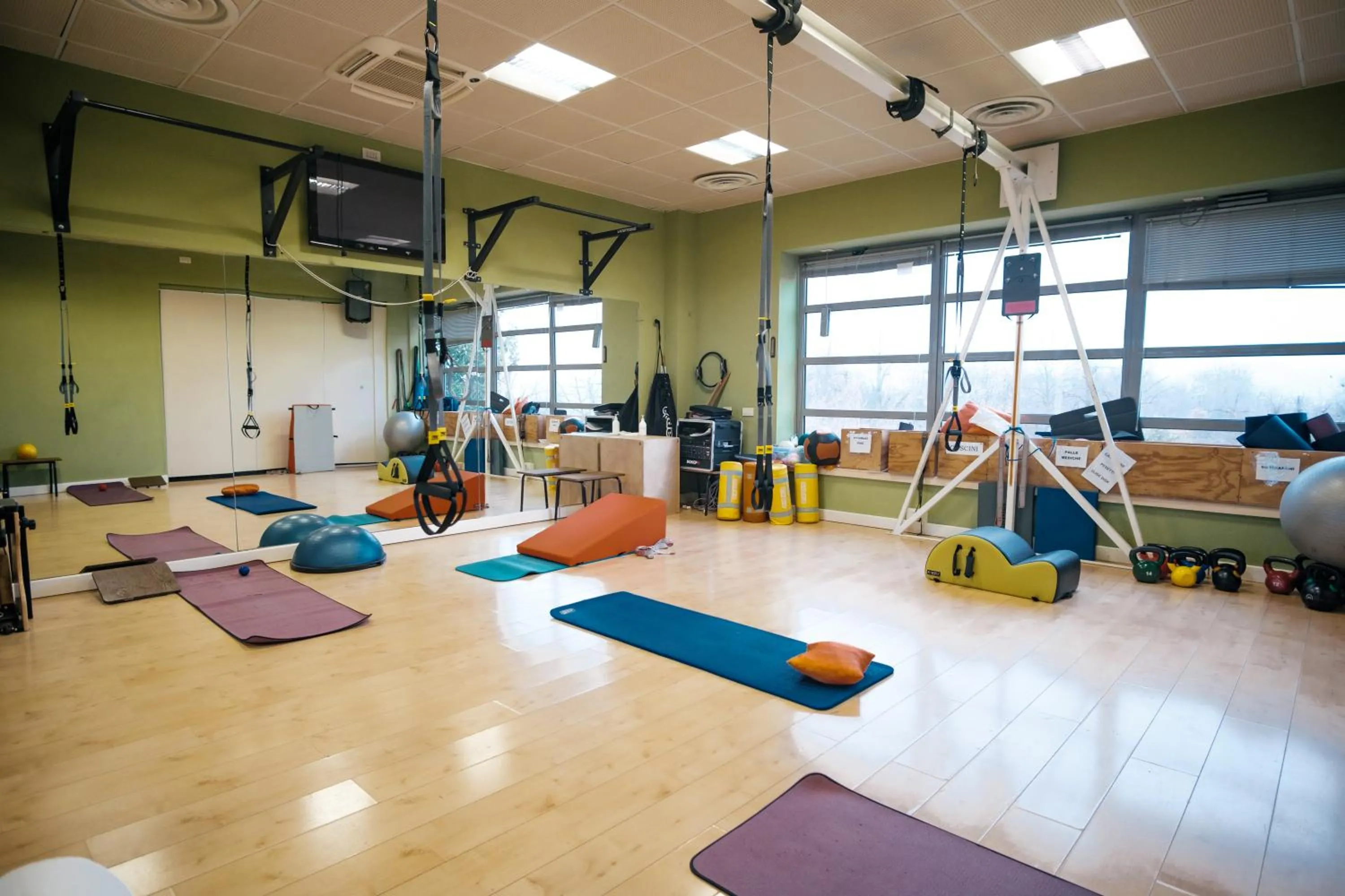 Fitness centre/facilities in Hotel Terme Salvarola