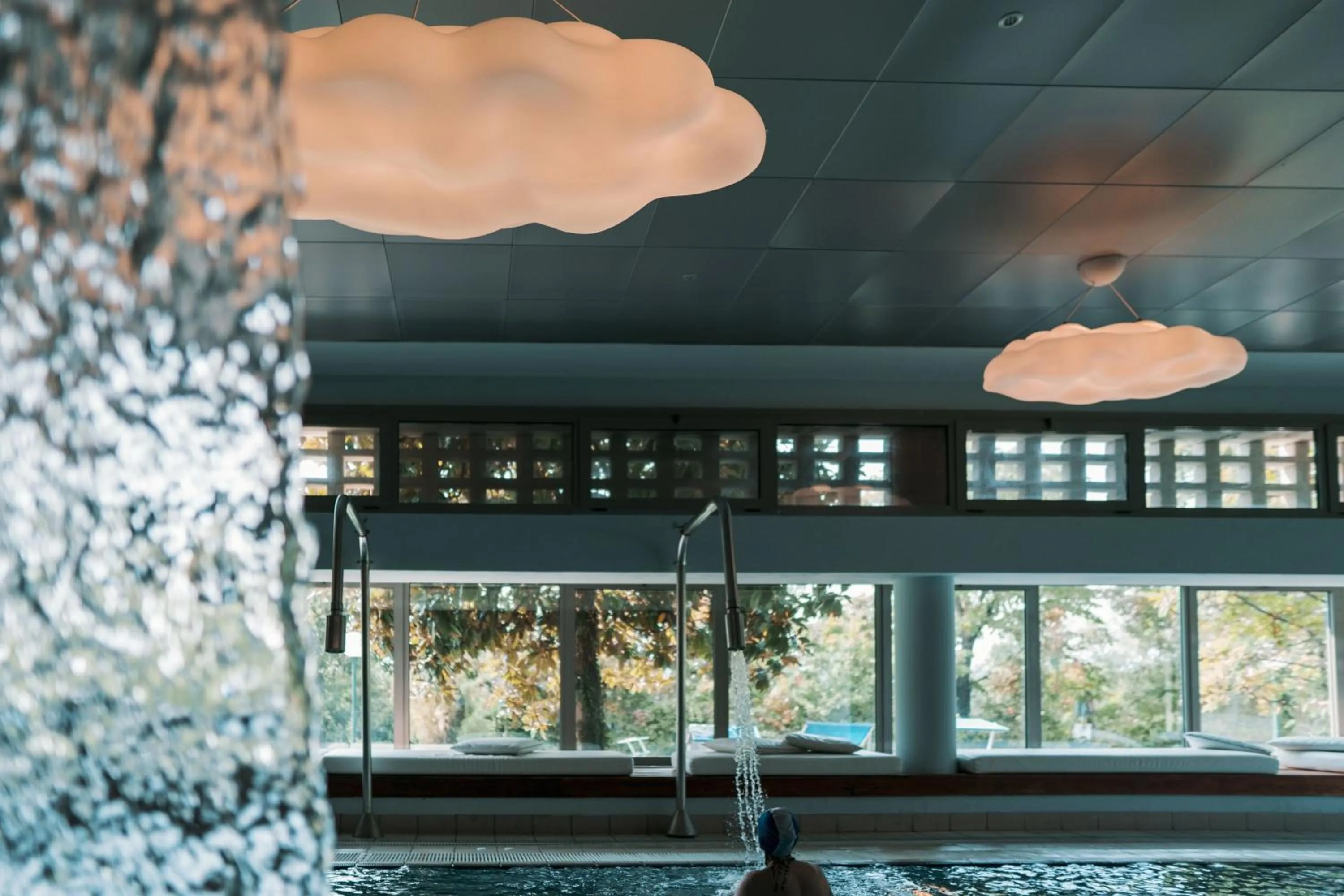 Swimming pool in Hotel Terme Salvarola