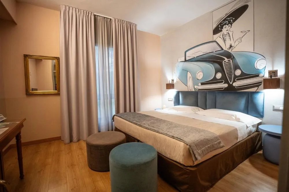 Bed in Hotel Terme Salvarola