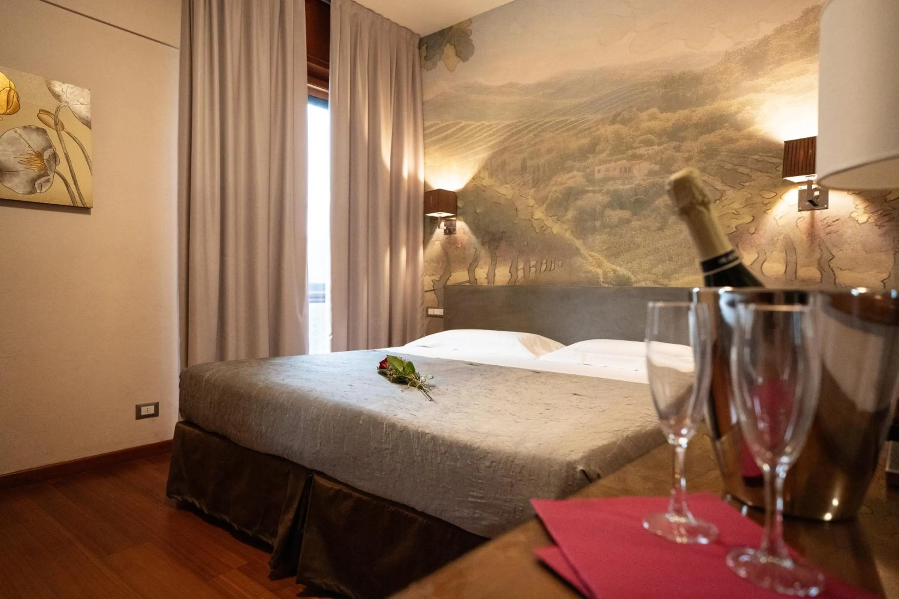 Photo of the whole room, Bed in Hotel Terme Salvarola