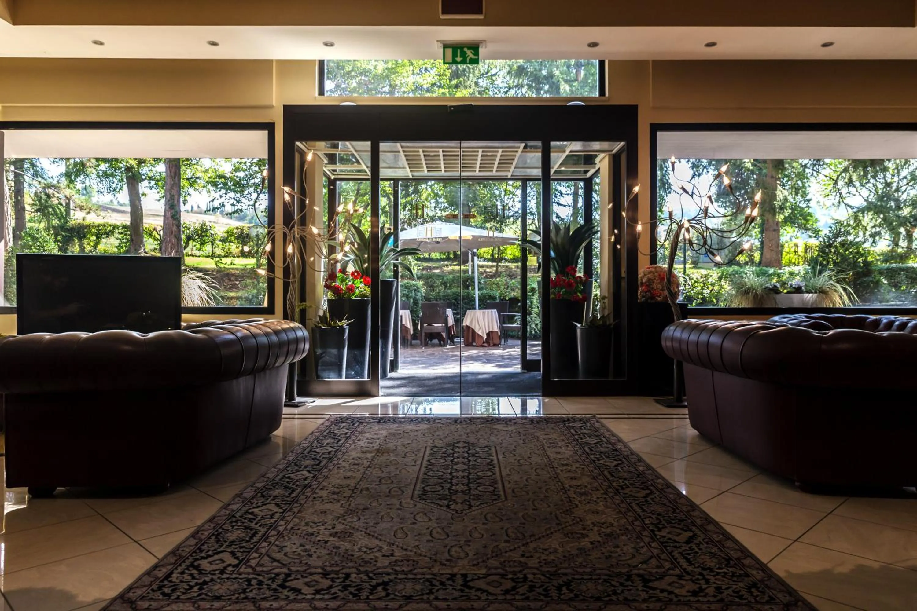Lobby or reception in Hotel Terme Salvarola