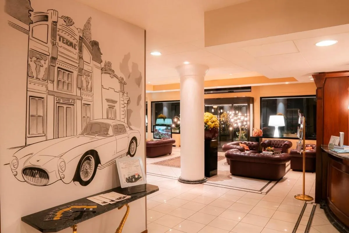Lobby or reception in Hotel Terme Salvarola