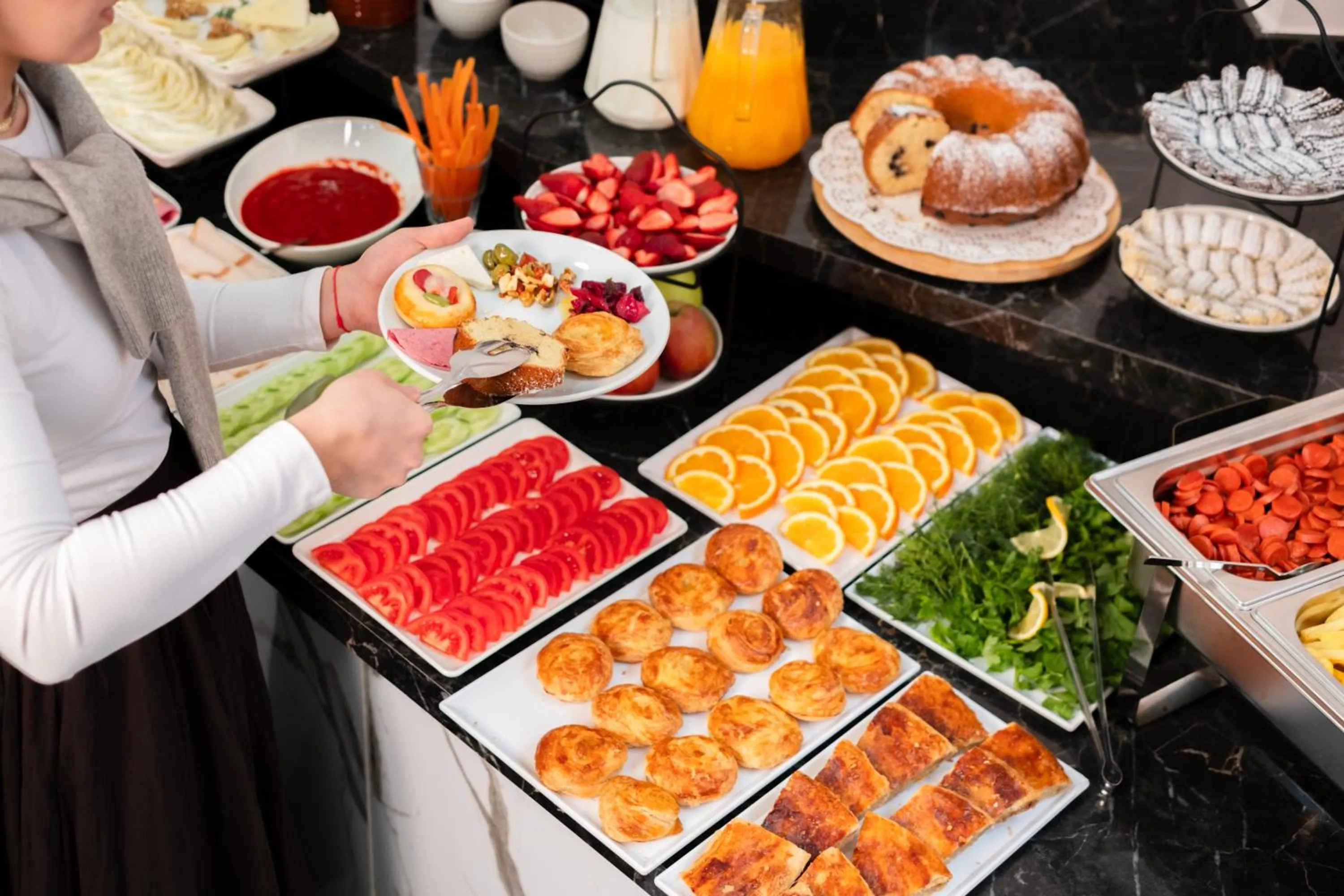 Breakfast in Polek Hotel