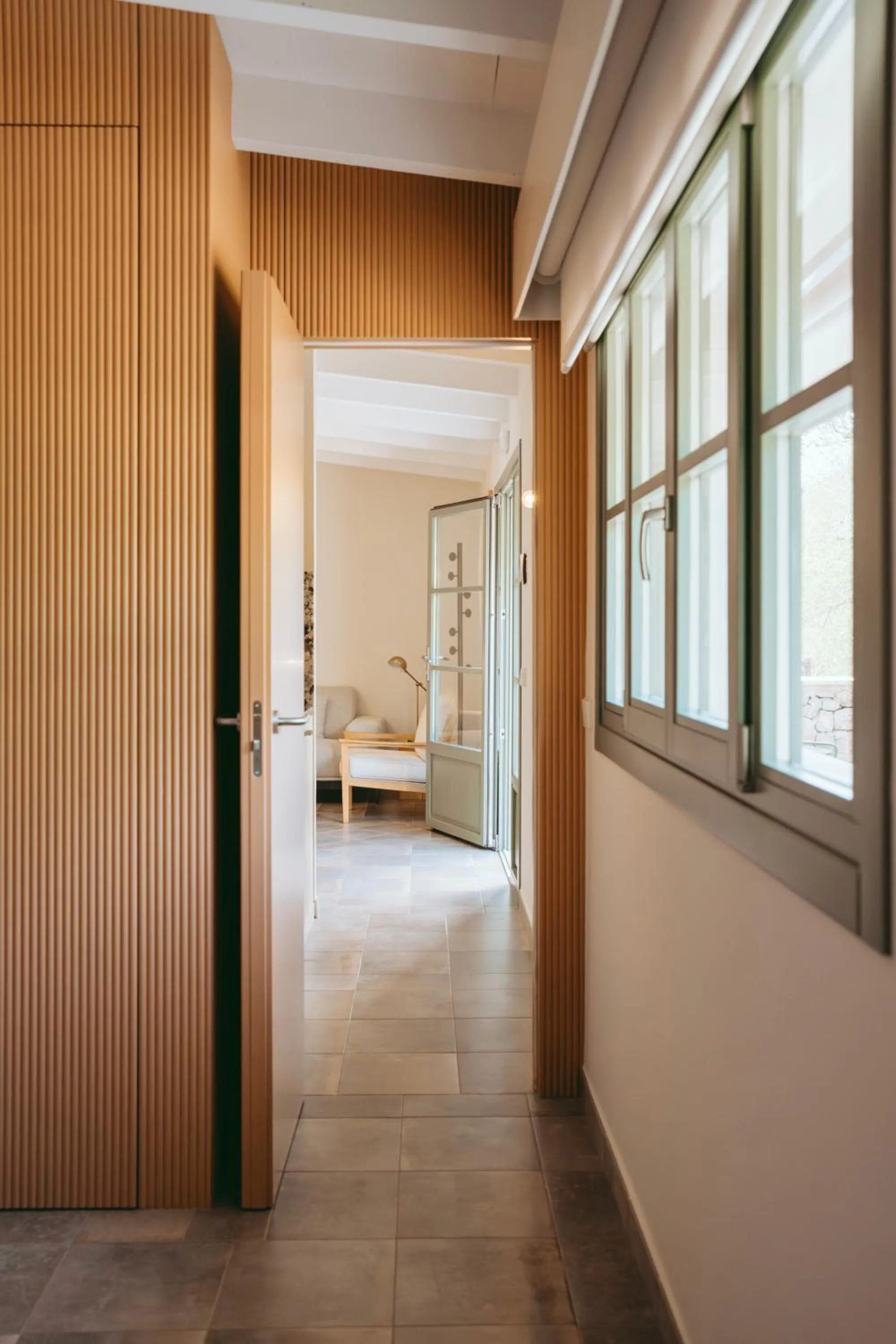 Living room, Bed in Rondaia, a Winery & Fincahotel-Agroturismo in Tramuntana