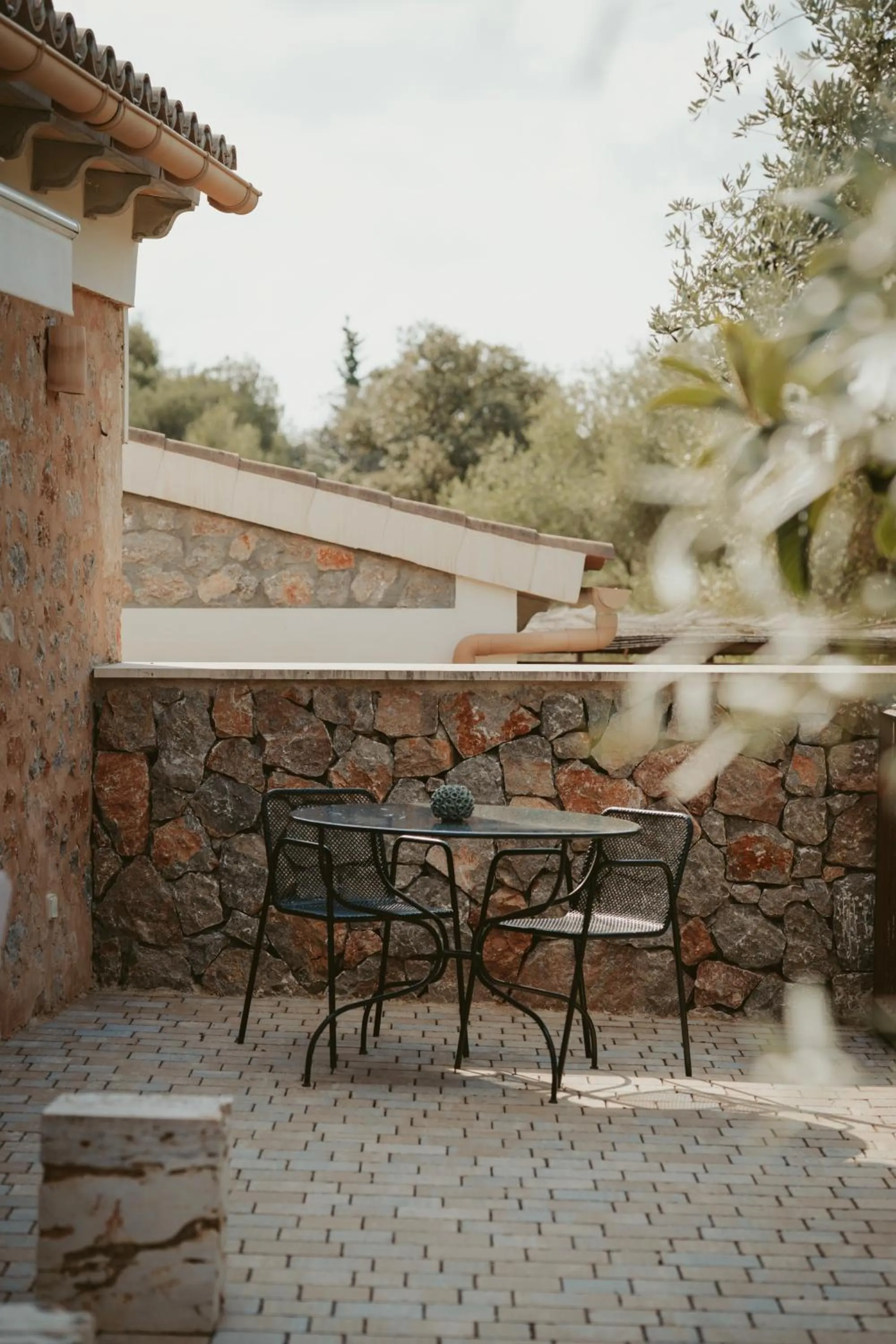 Balcony/Terrace in Rondaia, a Winery & Fincahotel-Agroturismo in Tramuntana