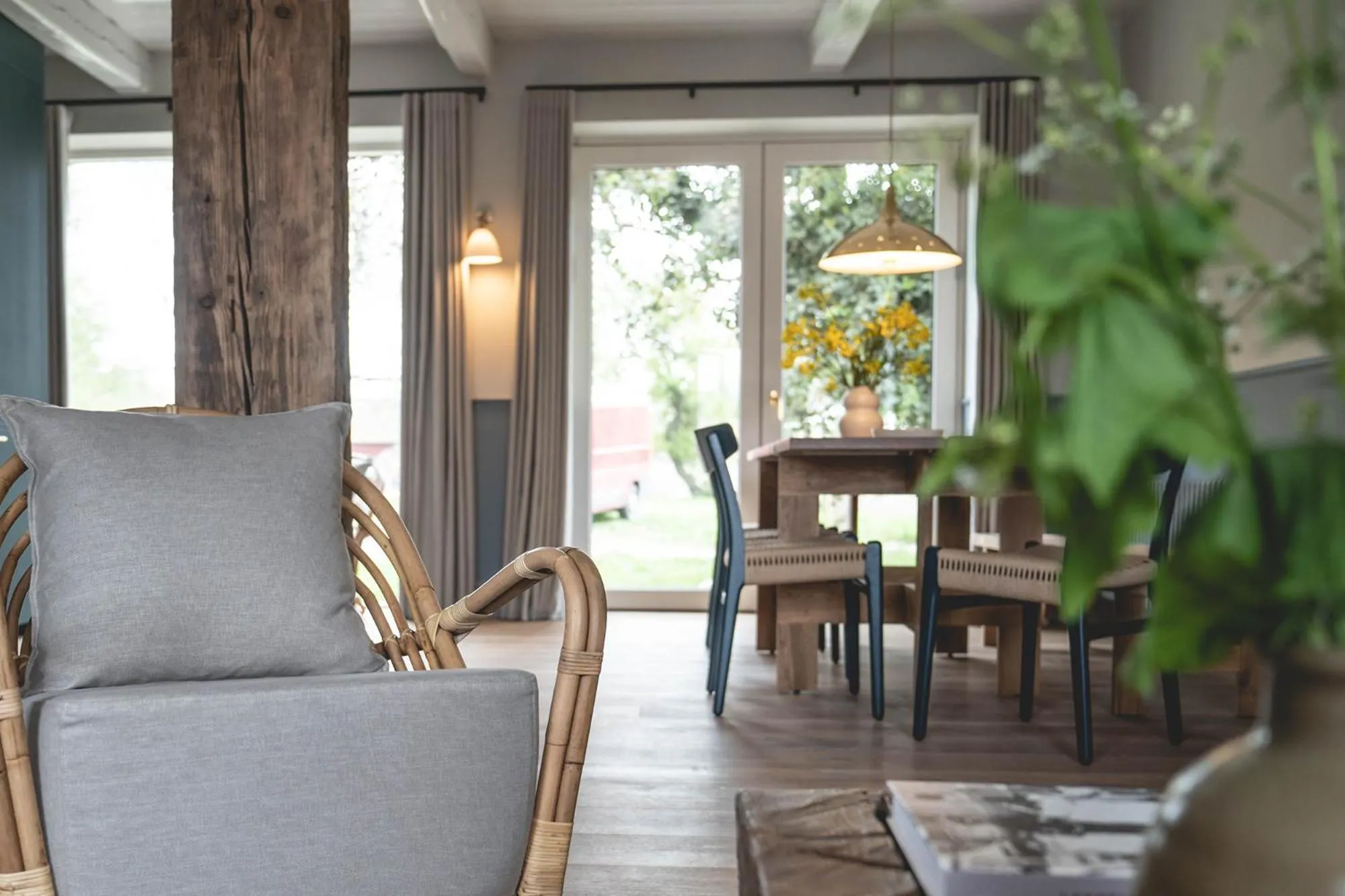 Living room in Broløkke Herregård