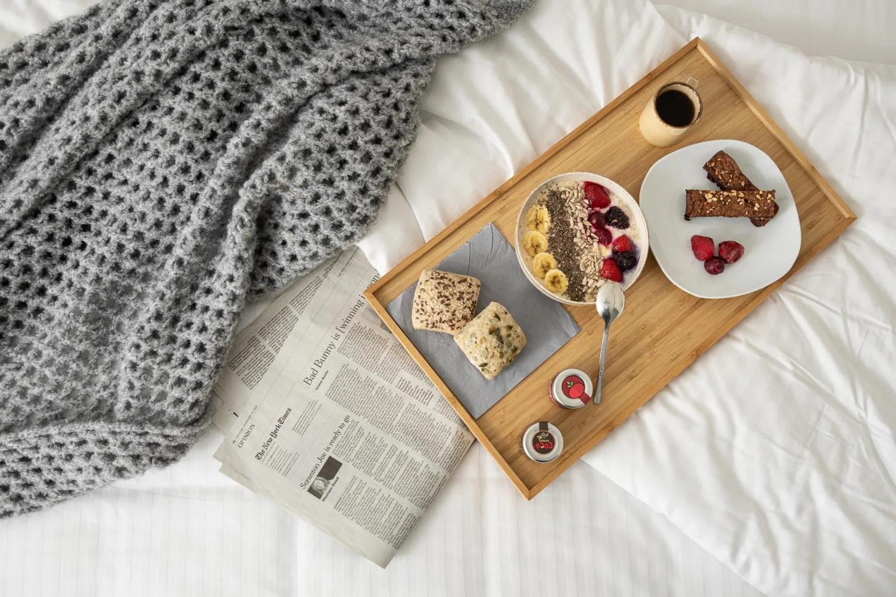 Bedroom, Bed in Akrotiri Olympus Luxury Suites - Adults Only