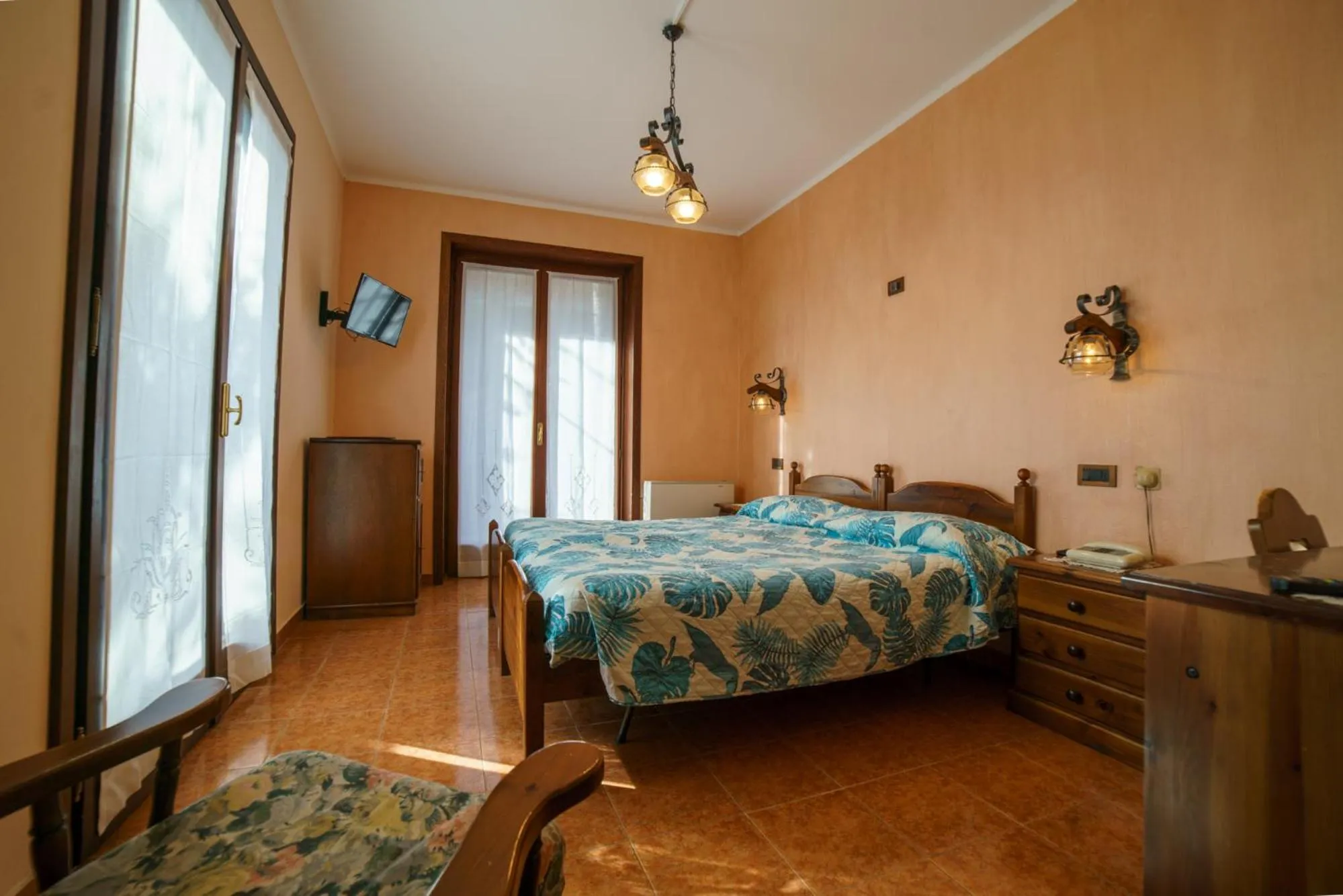 Bed in Hotel Lago Bin