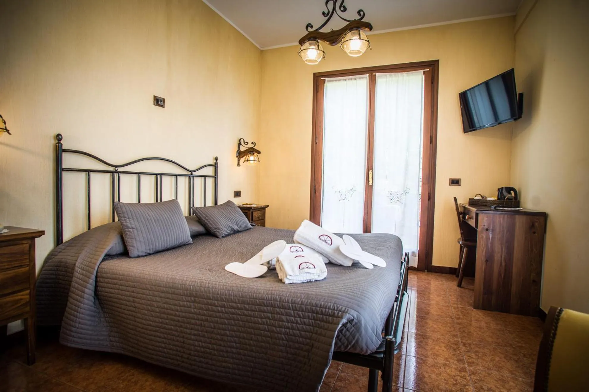 Bed in Hotel Lago Bin