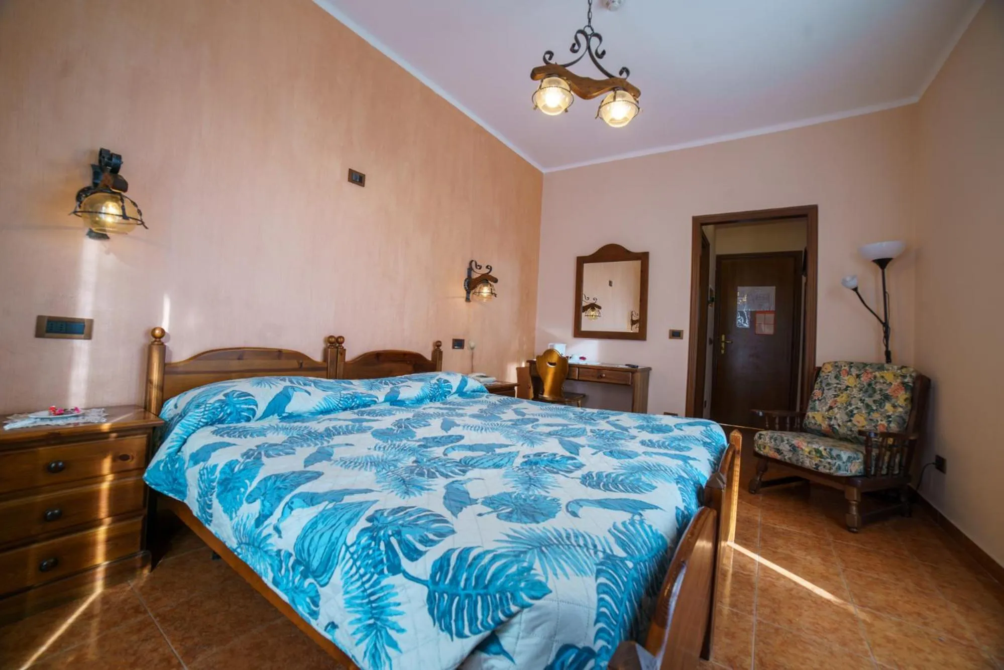 Bed in Hotel Lago Bin