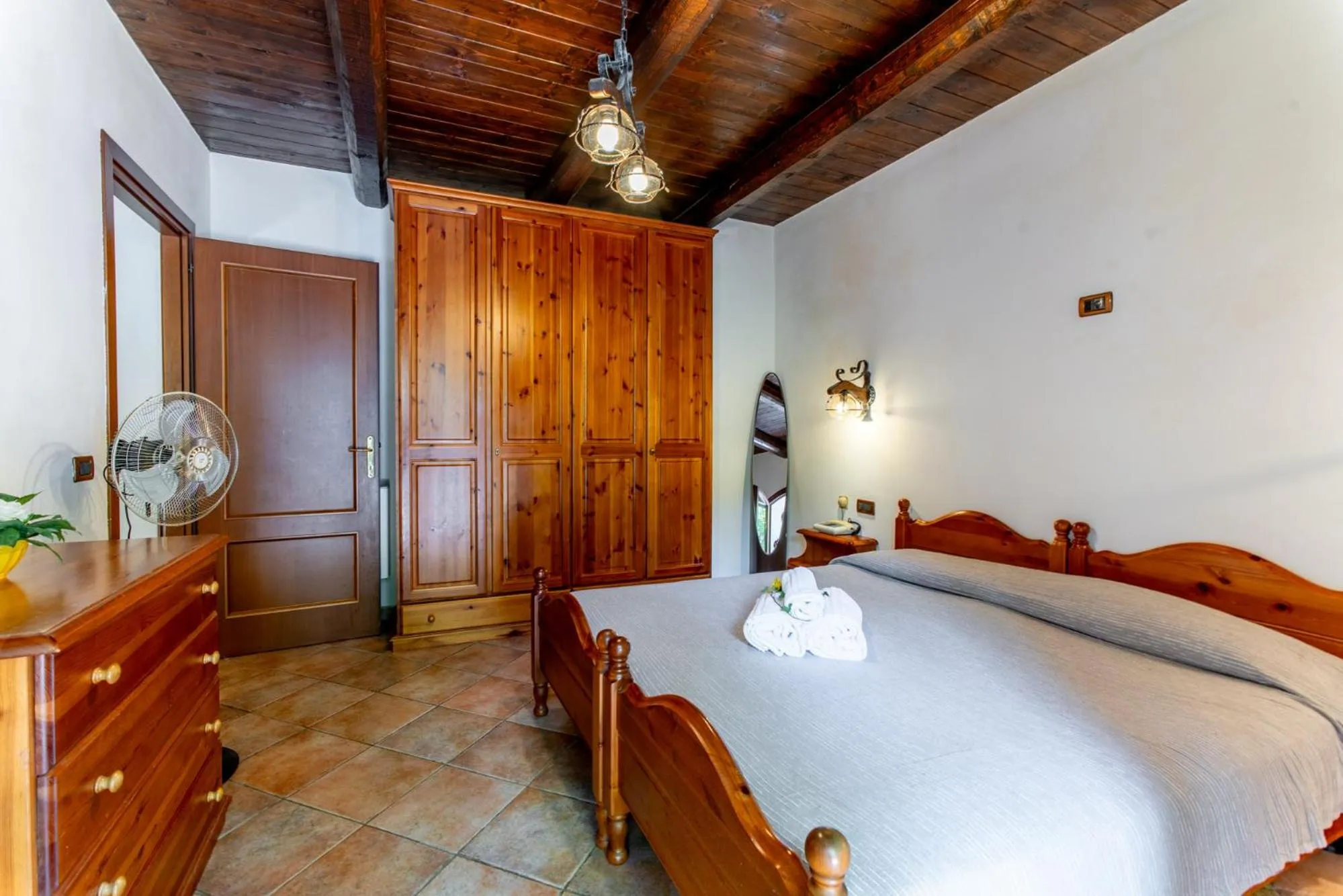 Bed in Hotel Lago Bin