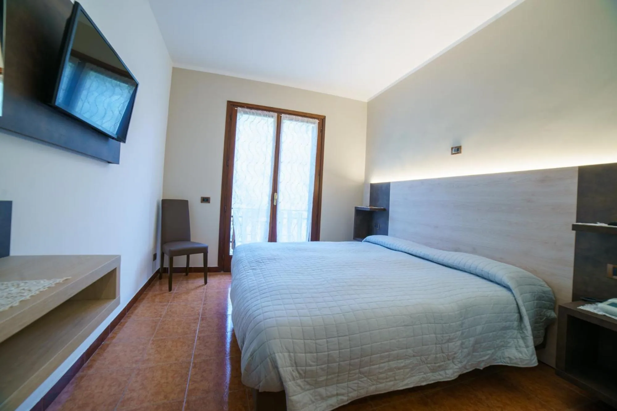 Bed in Hotel Lago Bin