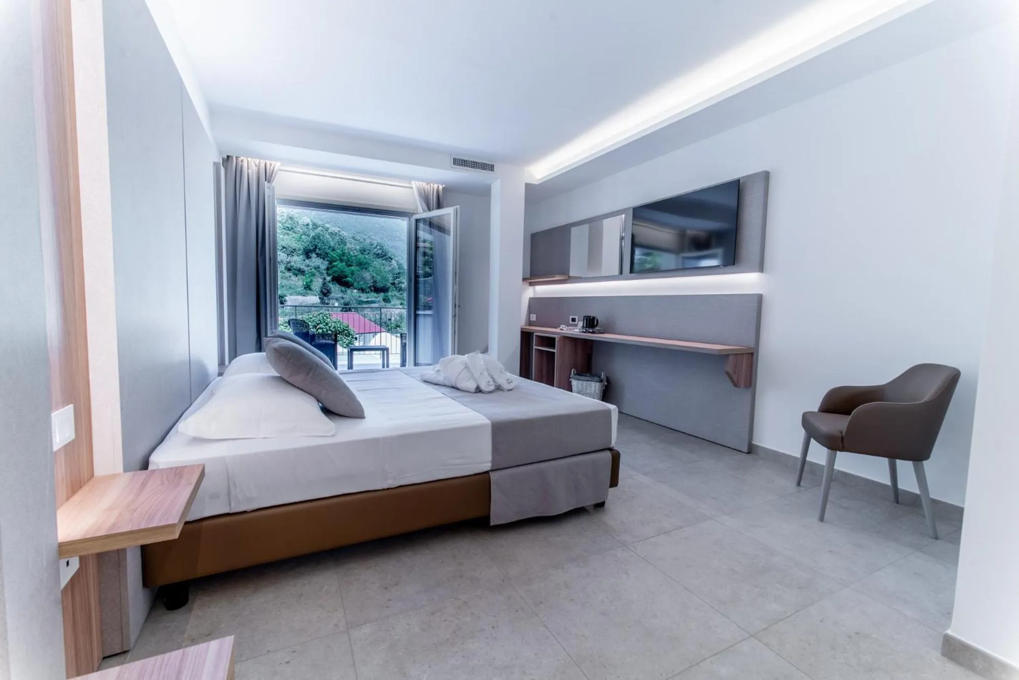 Bed in Hotel Lago Bin