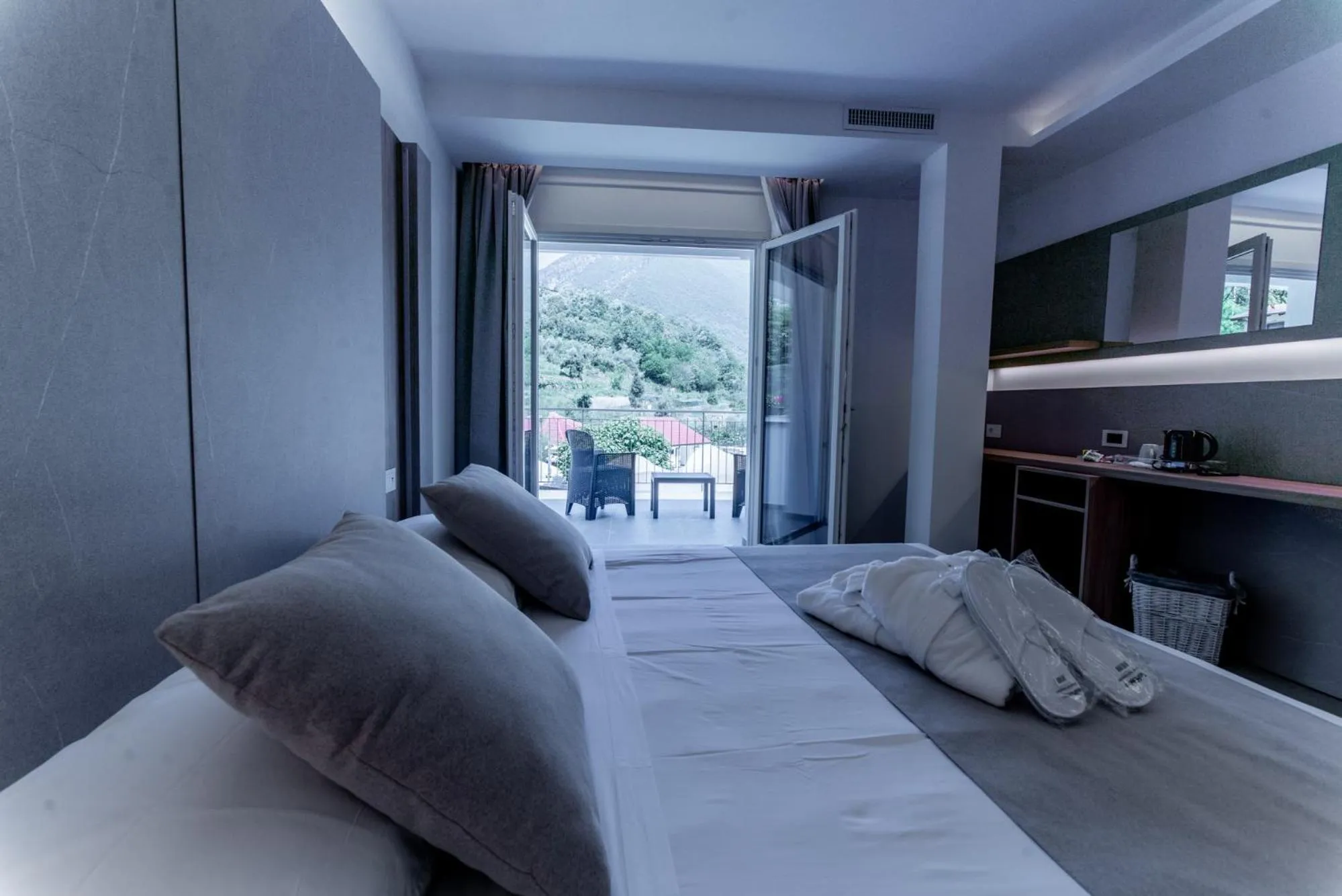 Bed in Hotel Lago Bin