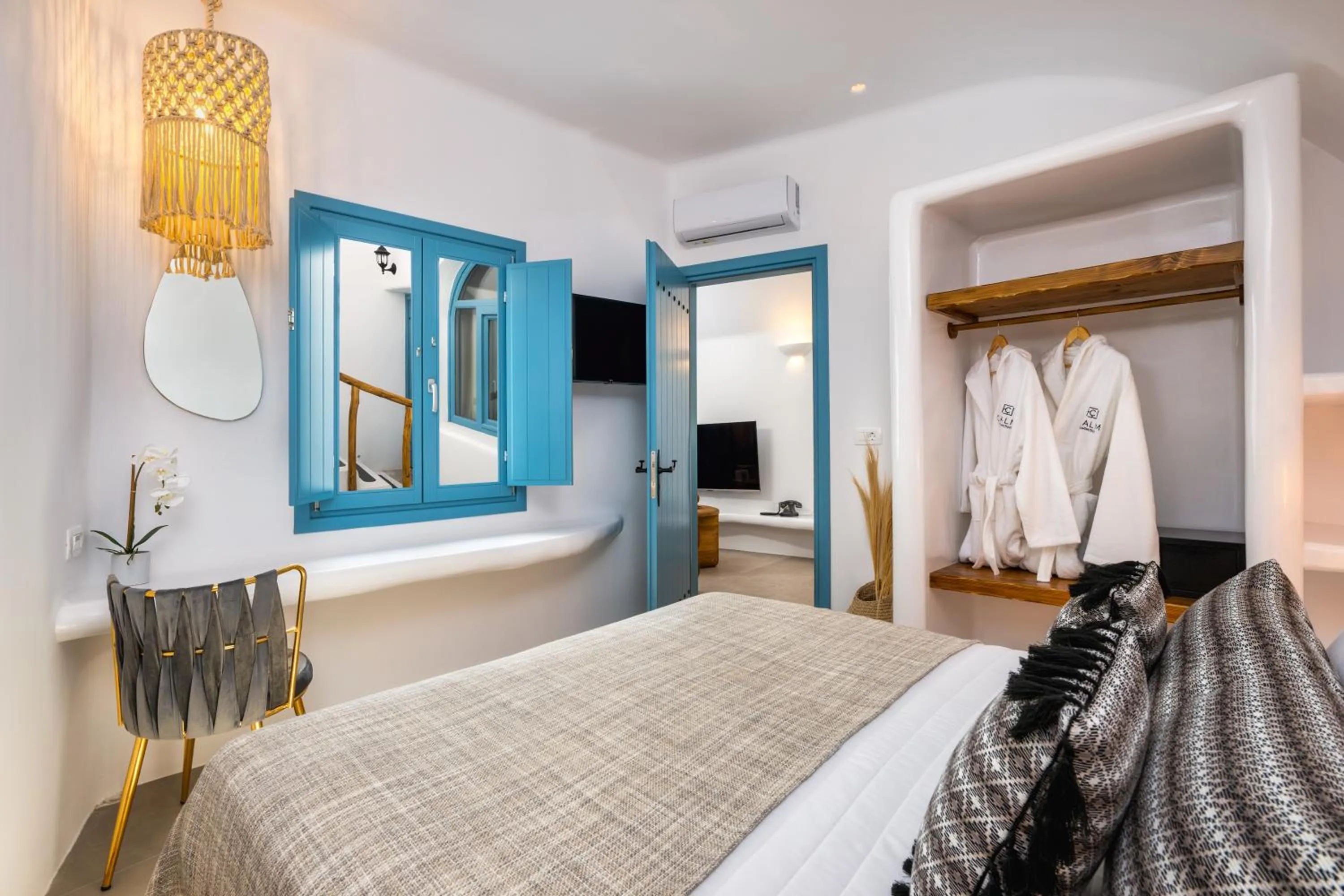 Bedroom, Bed in I K I A Since 1980 by Calm Collection