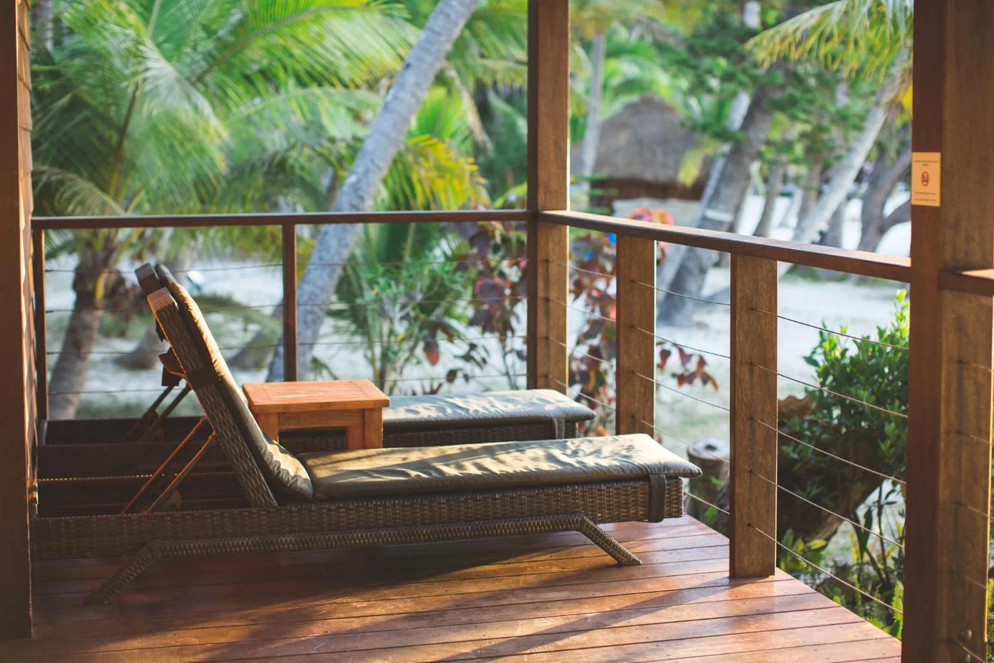 Balcony/Terrace in Oure Lodge Beach Resort
