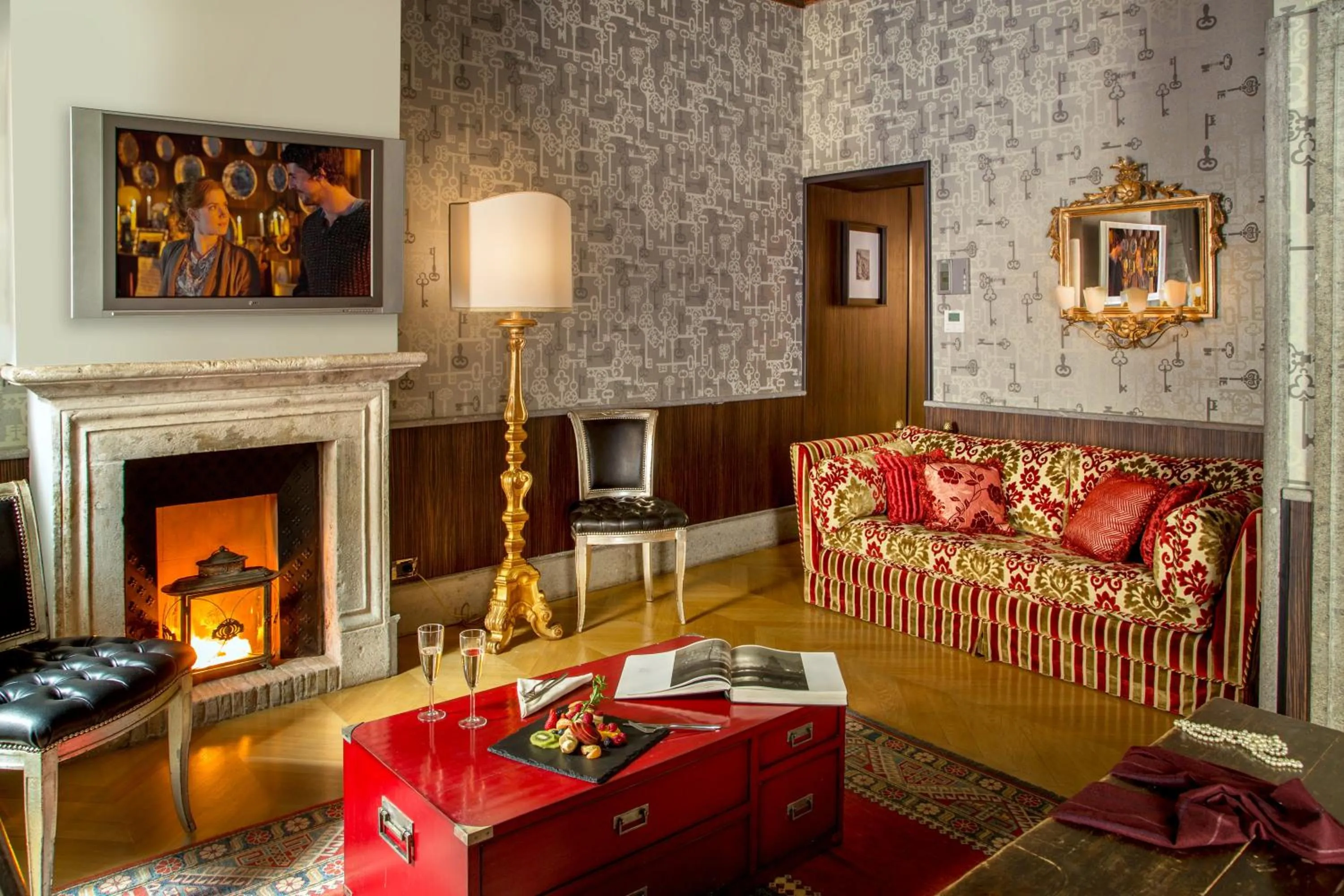 Seating area in The Inn at the Roman Forum Luxury Collection - The Inn At The Roman Forum