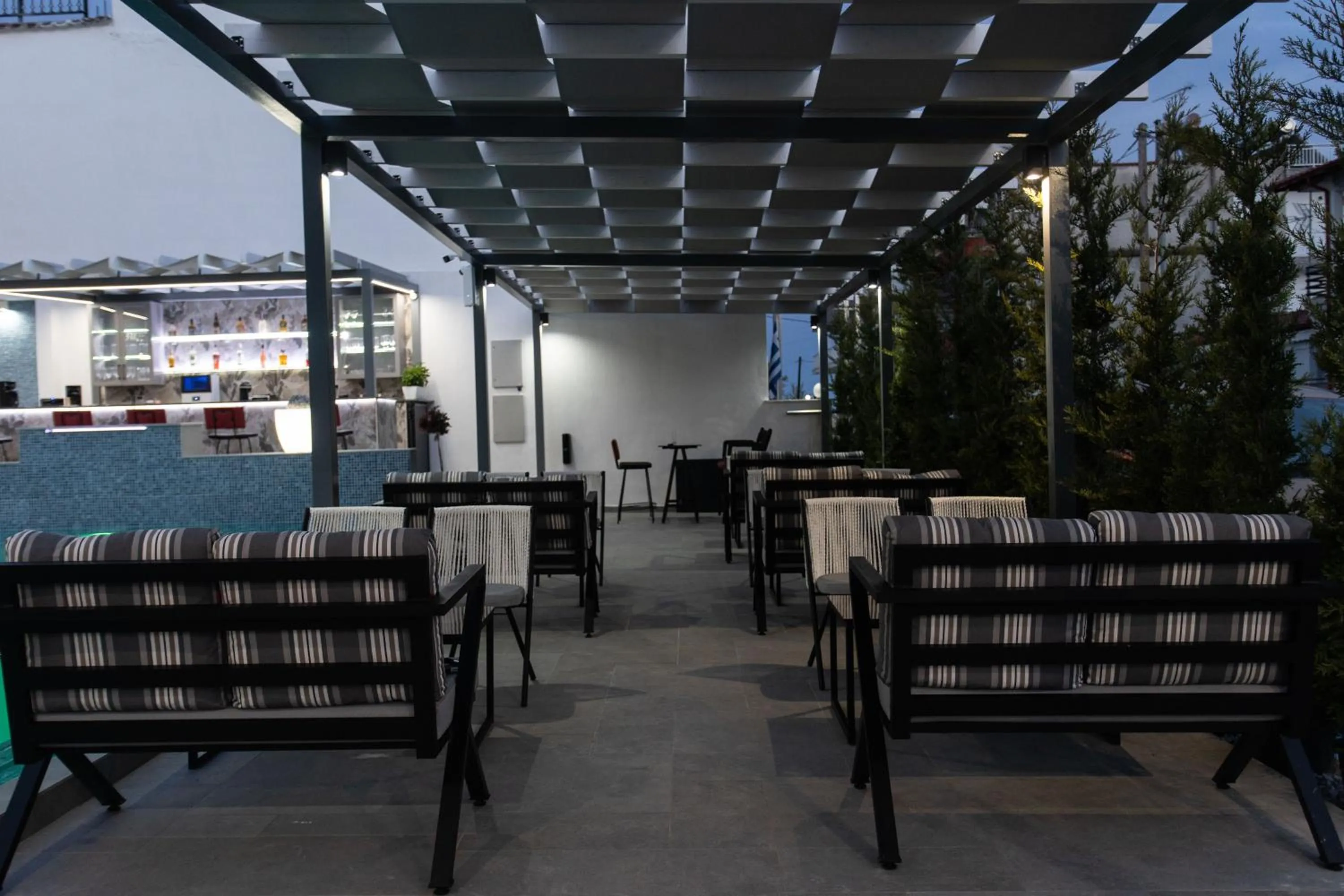 Lounge or bar in Aeonian Luxury Suites Asprovalta, Adults Only & Kids 12 Plus