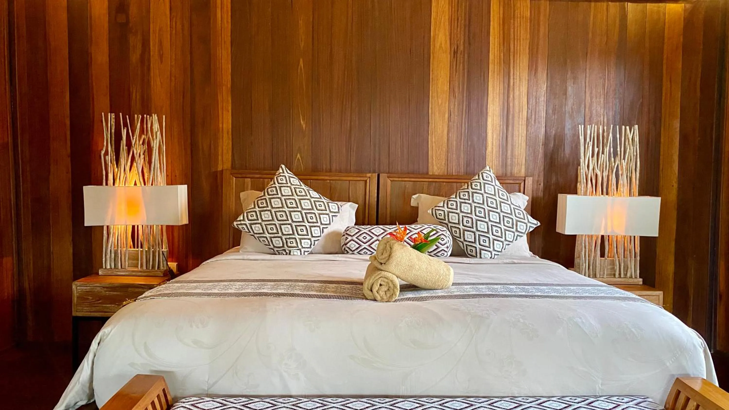 Photo of the whole room, Bed in NILUH Private Villas Ubud