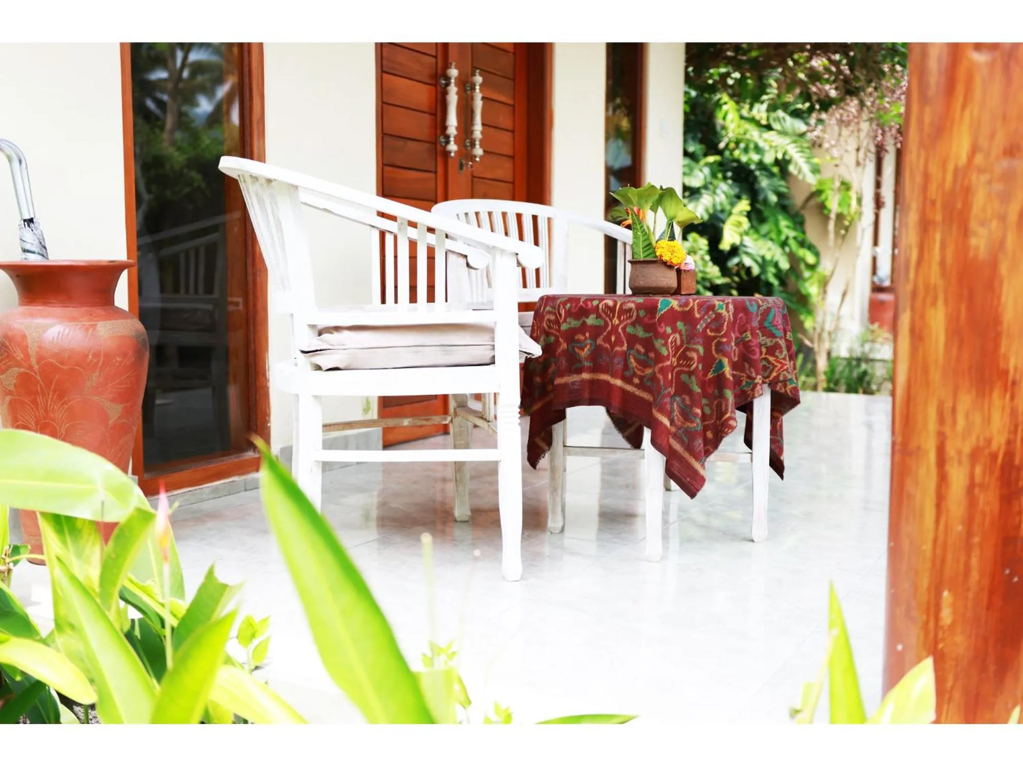 Balcony/Terrace in Gongwi Cottages Sidemen