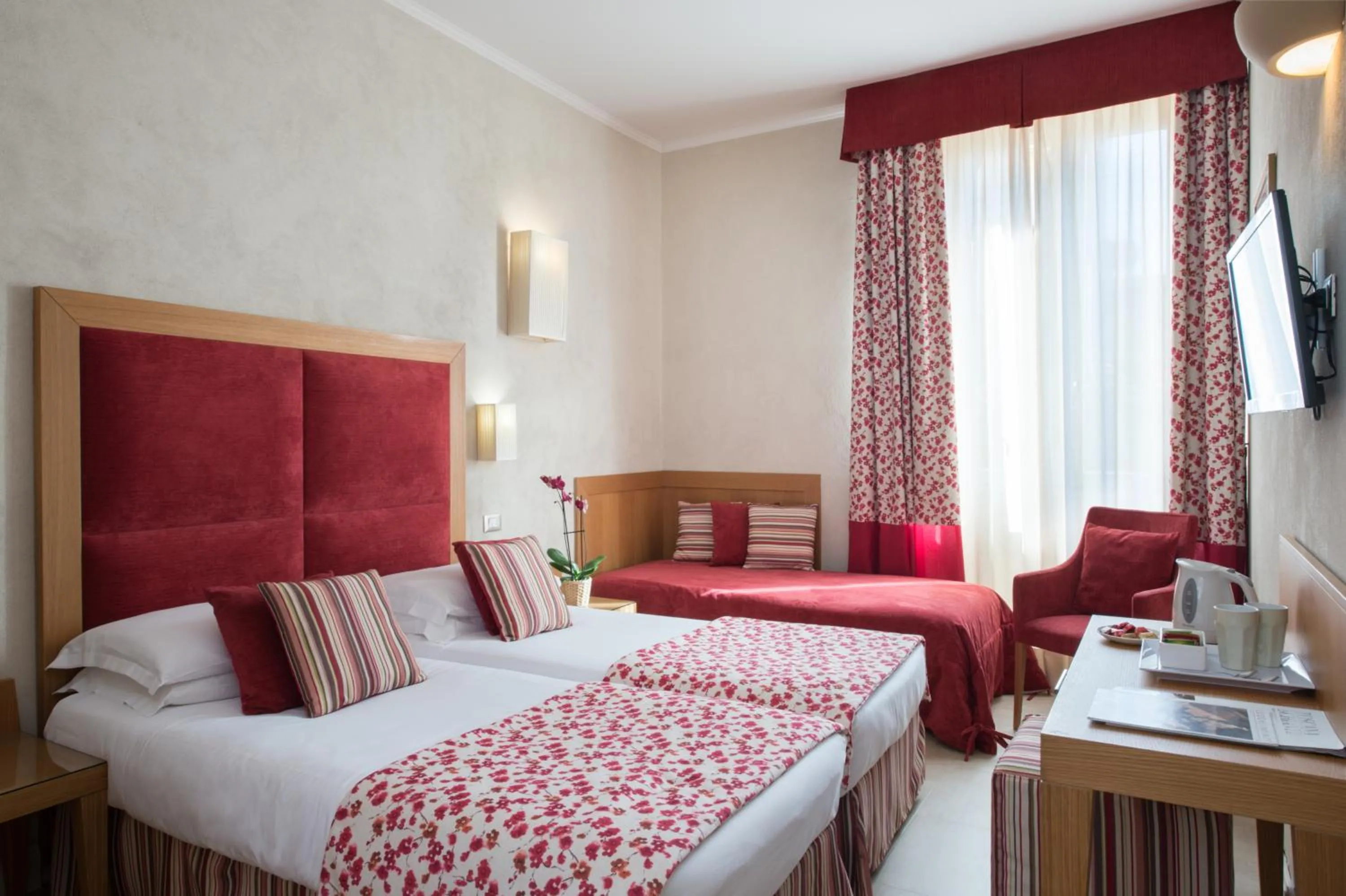 Bedroom, Bed in Hotel Perseo