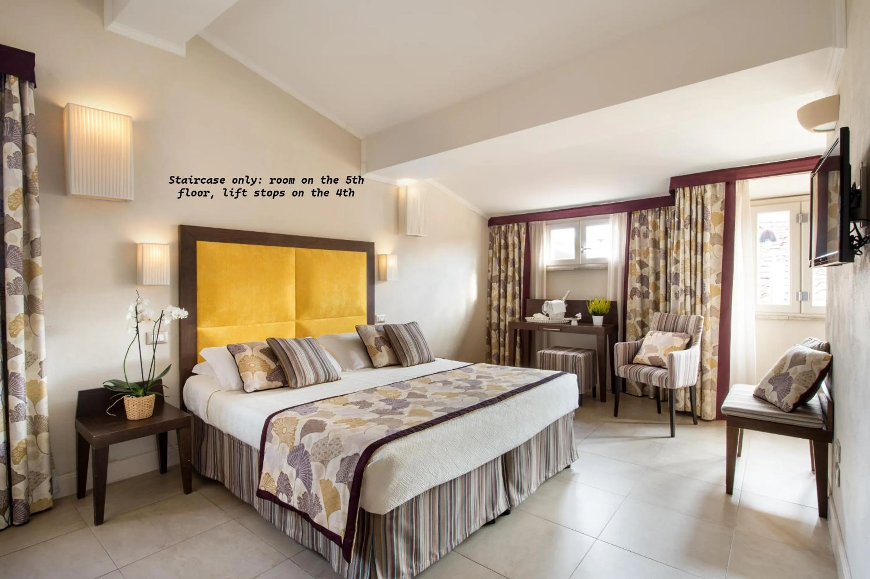 Bedroom, Bed in Hotel Perseo