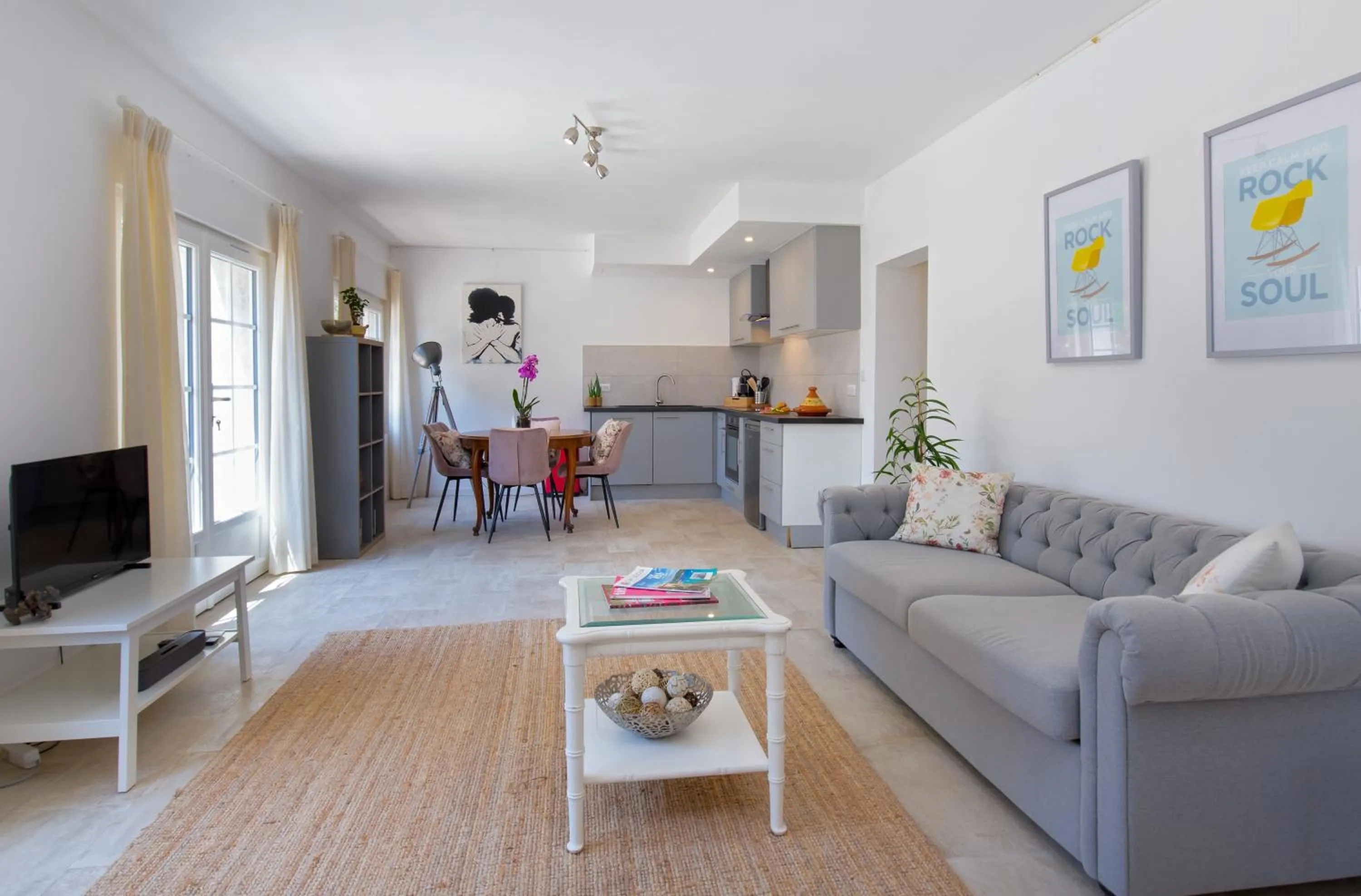 Living room in La Connexion, Gay Men Only