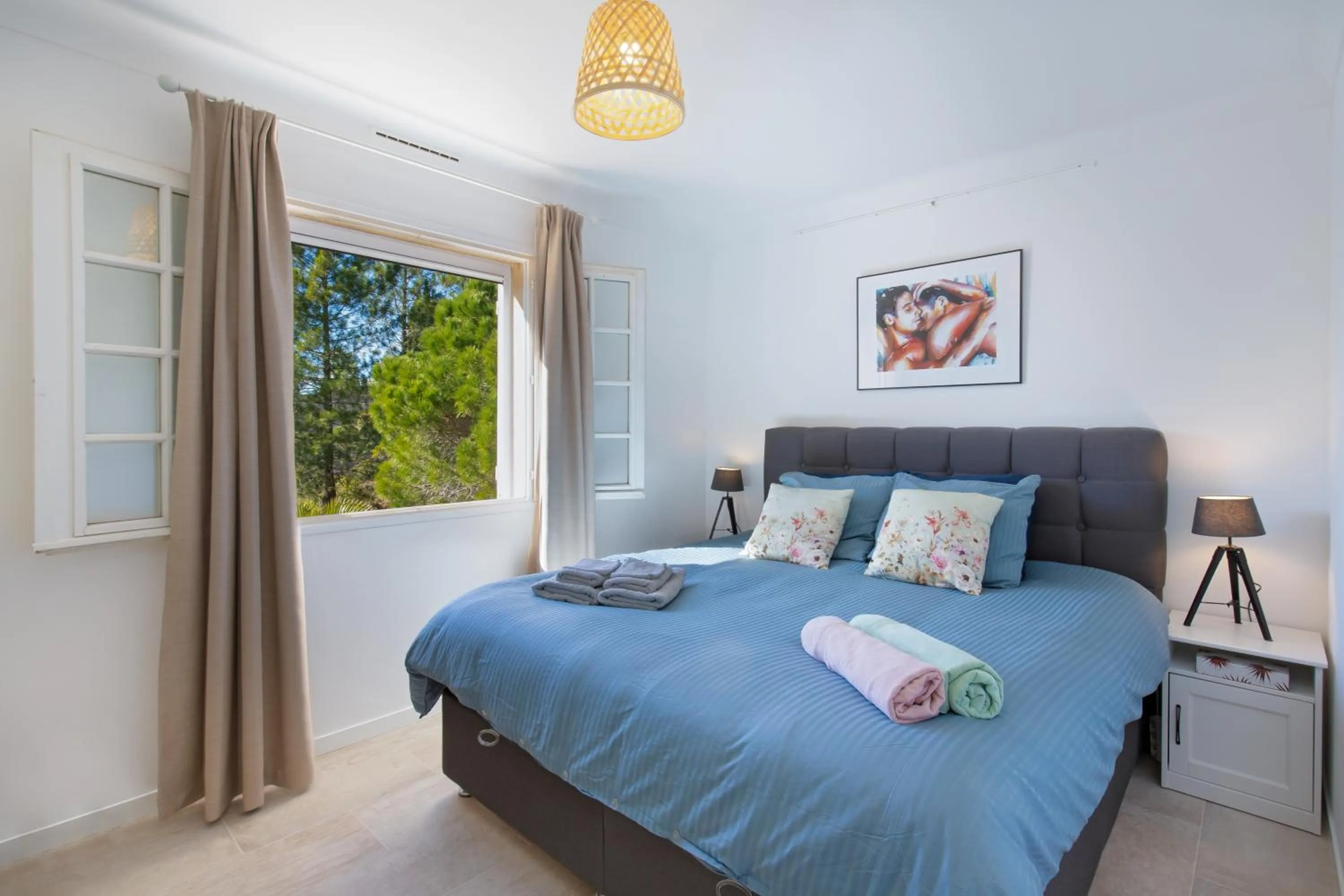 Bedroom, Bed in La Connexion, Gay Men Only