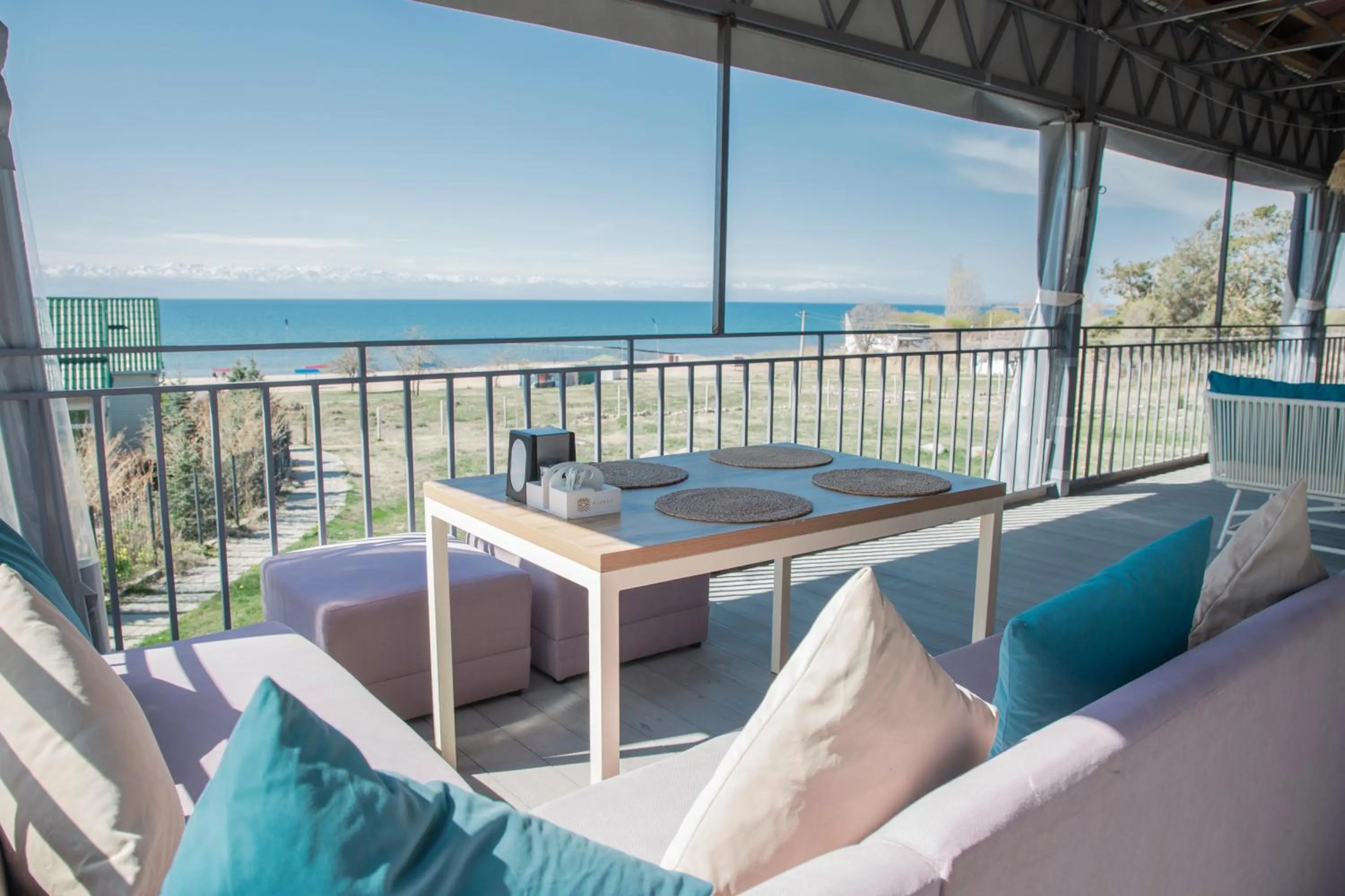 Patio in Silence hotel