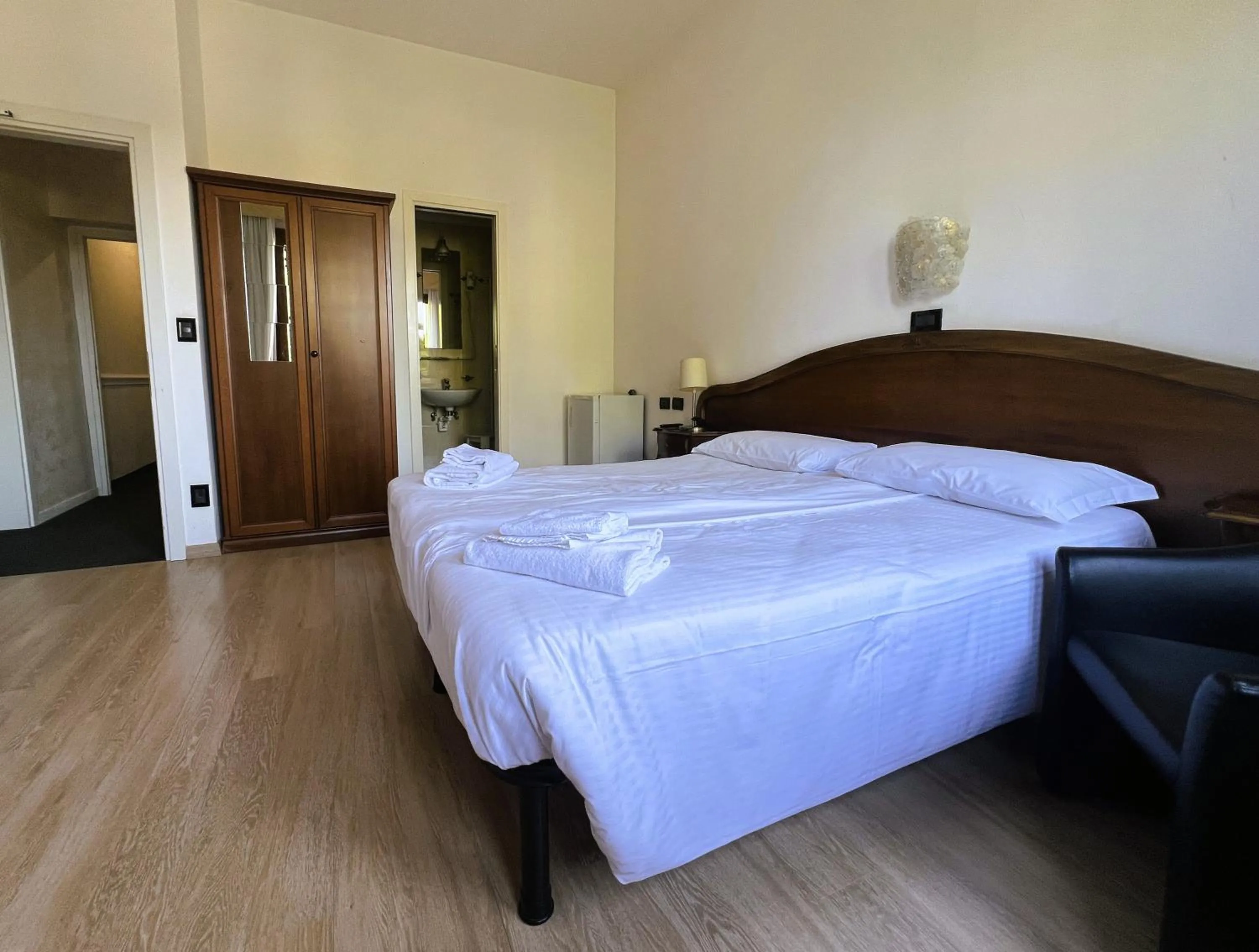 Bed in Hotel Cristallo
