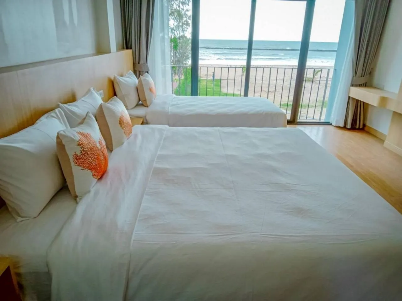 Photo of the whole room, Bed in HATCHAO HERITAGE BEACH FRONT RESORT