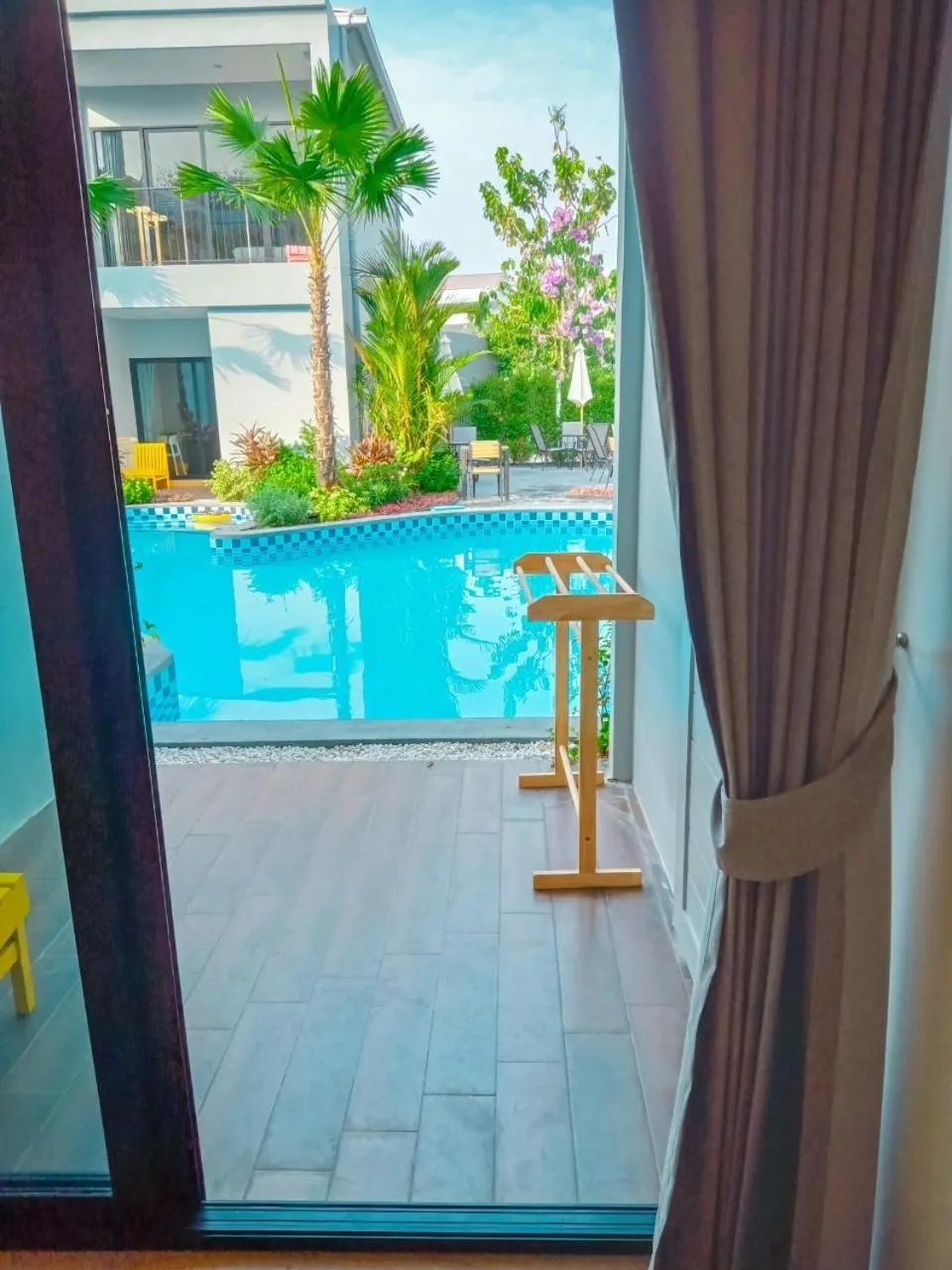 Pool view in HATCHAO HERITAGE BEACH FRONT RESORT