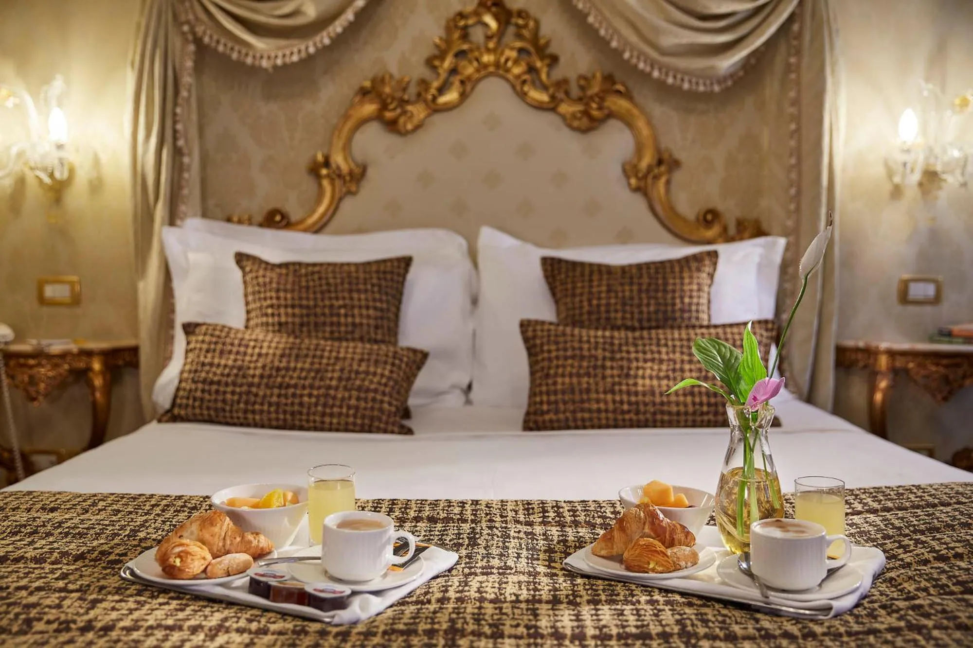 Bed in Hotel Orsaria