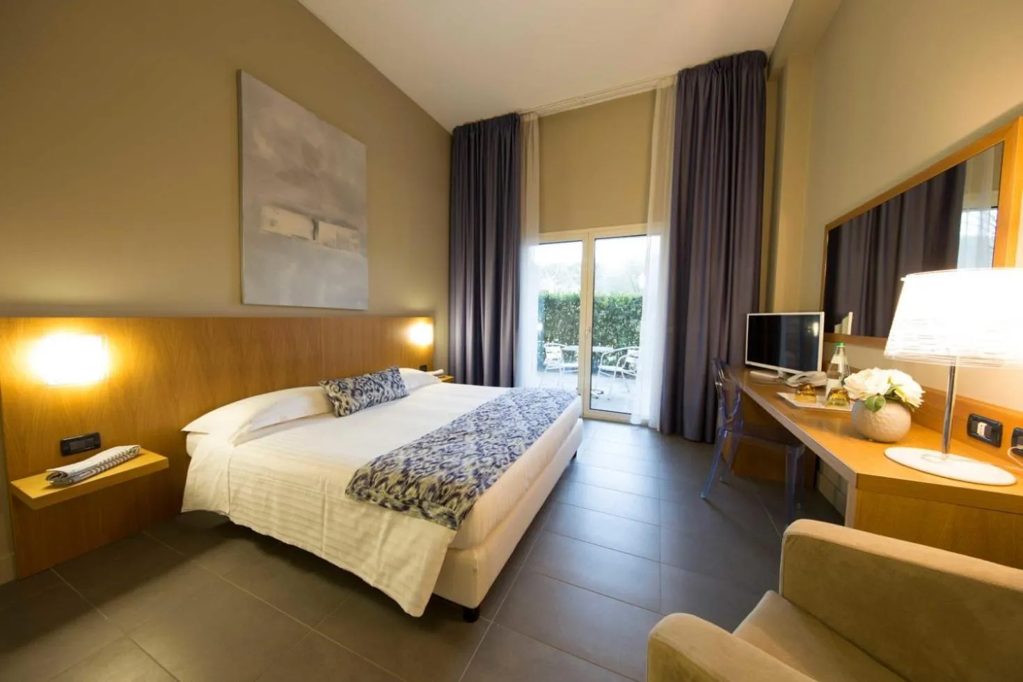 Bed in Anusca Palace Hotel